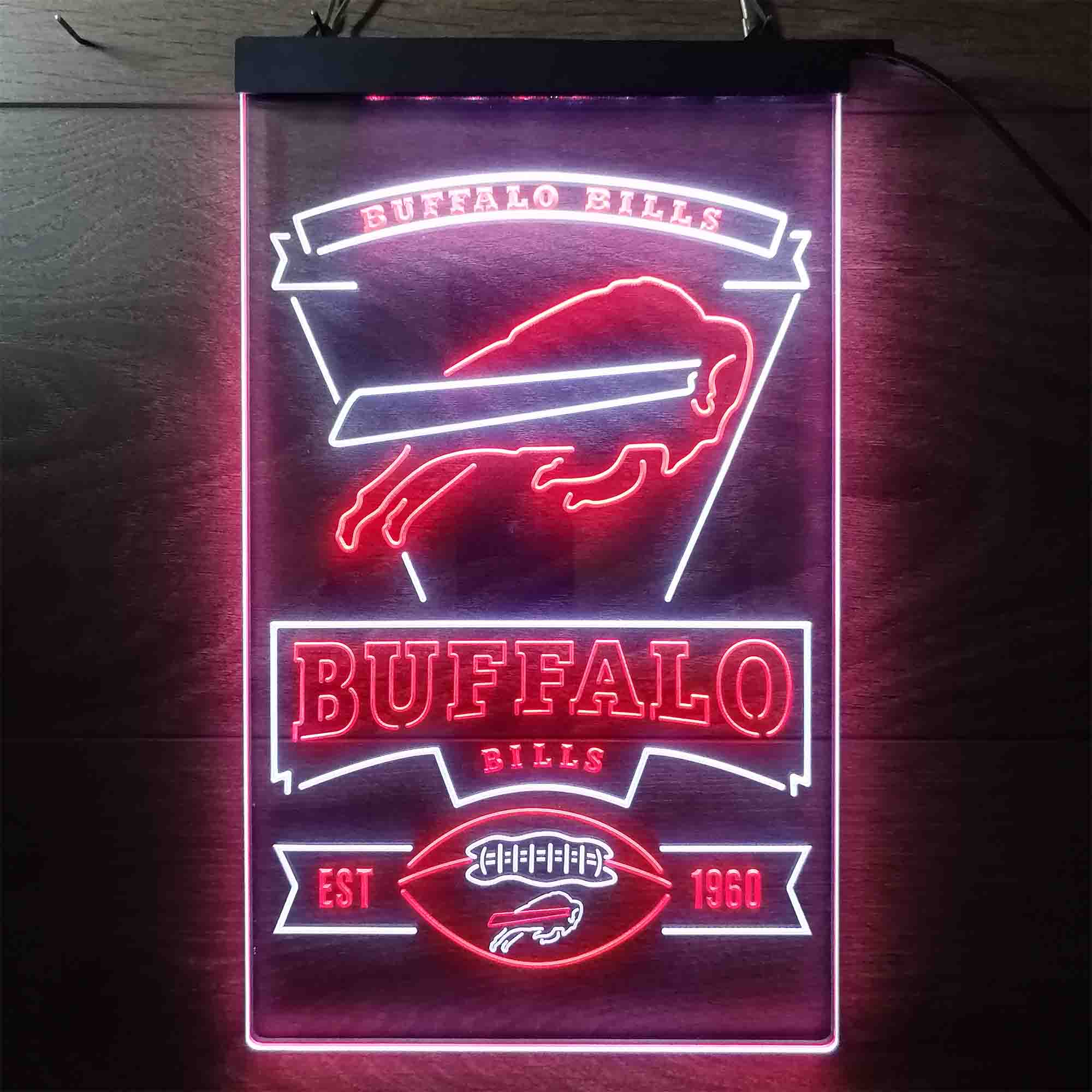 Buffalo Bills Bar Decor Neon LED Sign - Image 9