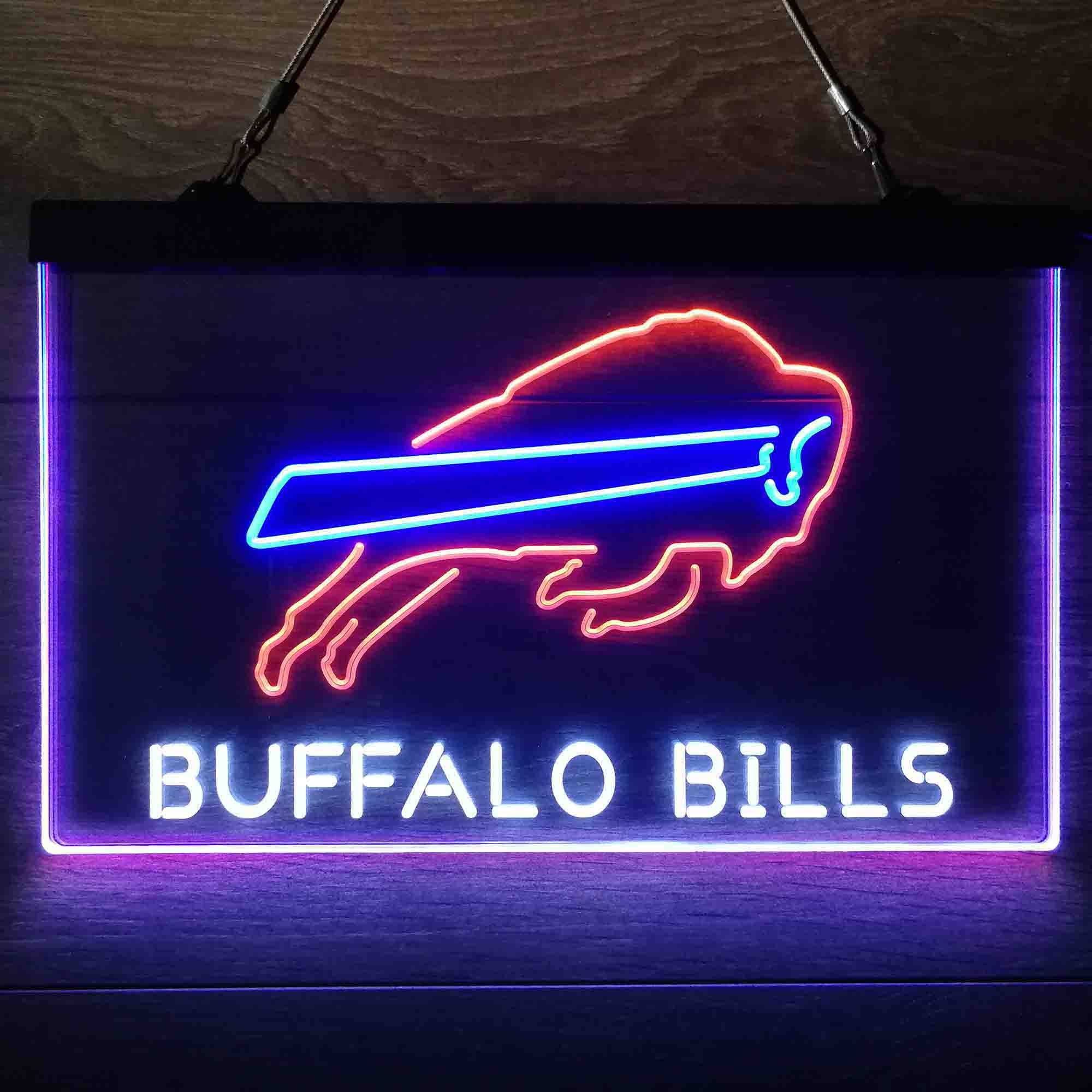 Buffalo Bills Mafia Neon 3-Color LED Sign - Image 2