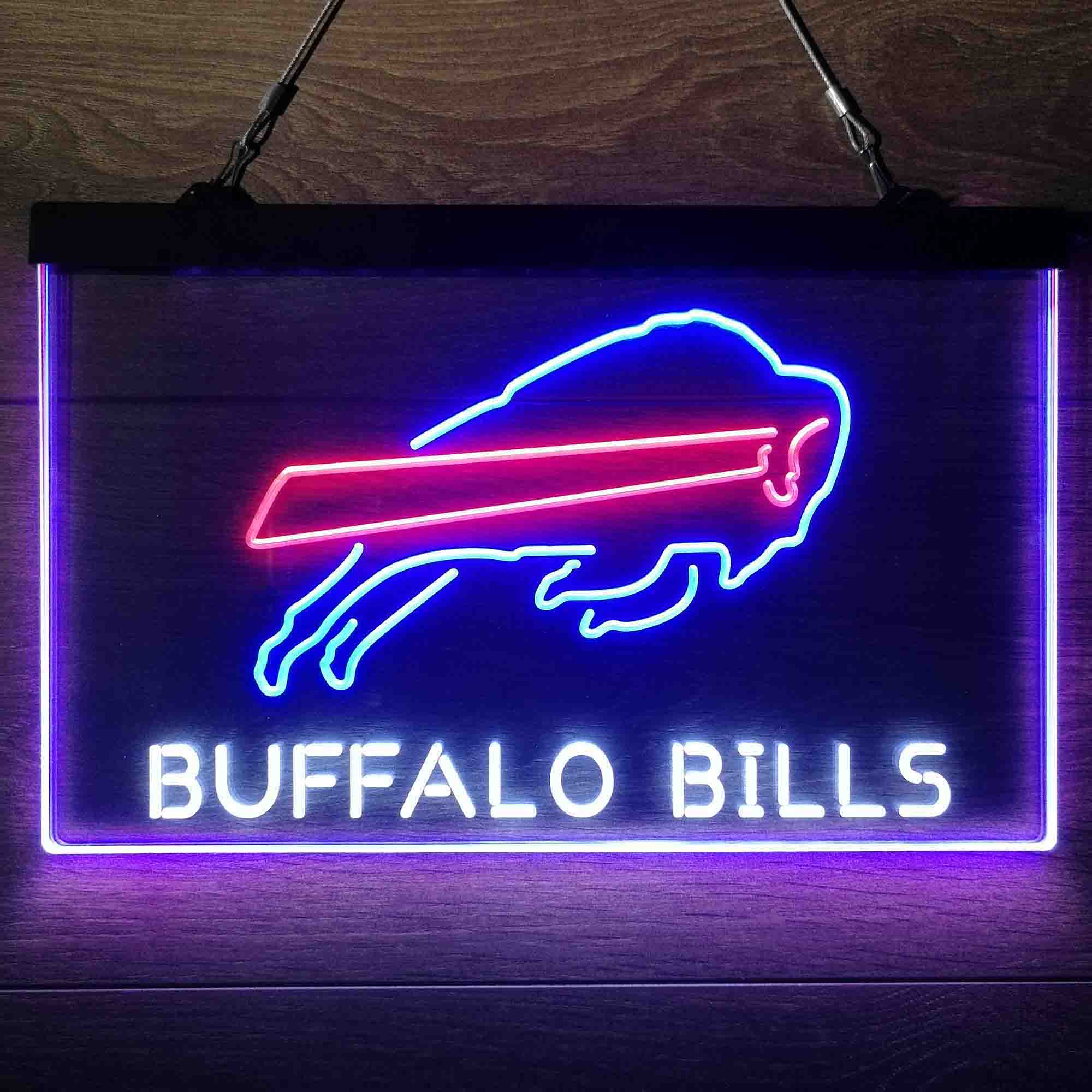 Buffalo Bills Mafia Neon 3-Color LED Sign - Image 3