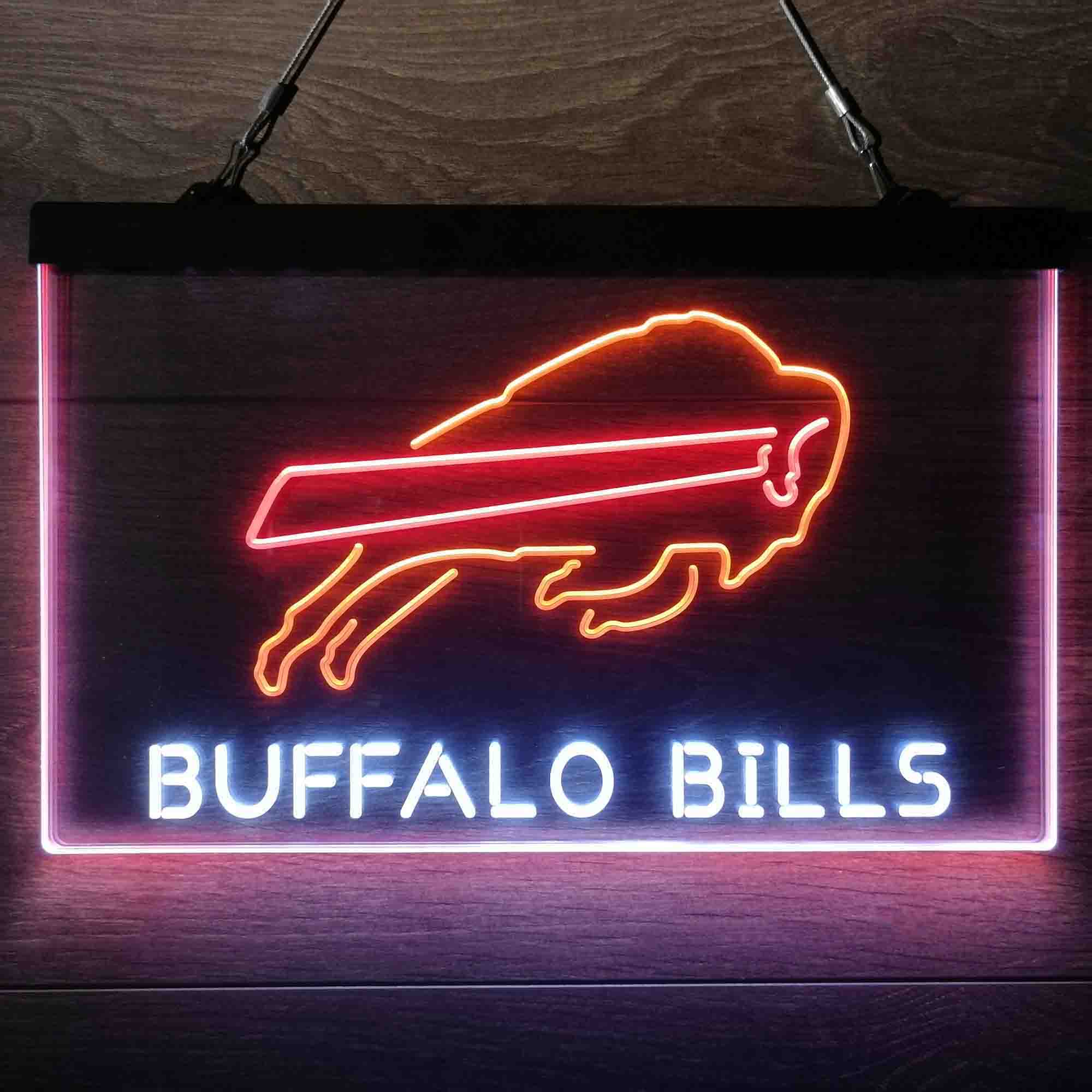 Buffalo Bills Mafia Neon 3-Color LED Sign - Image 6