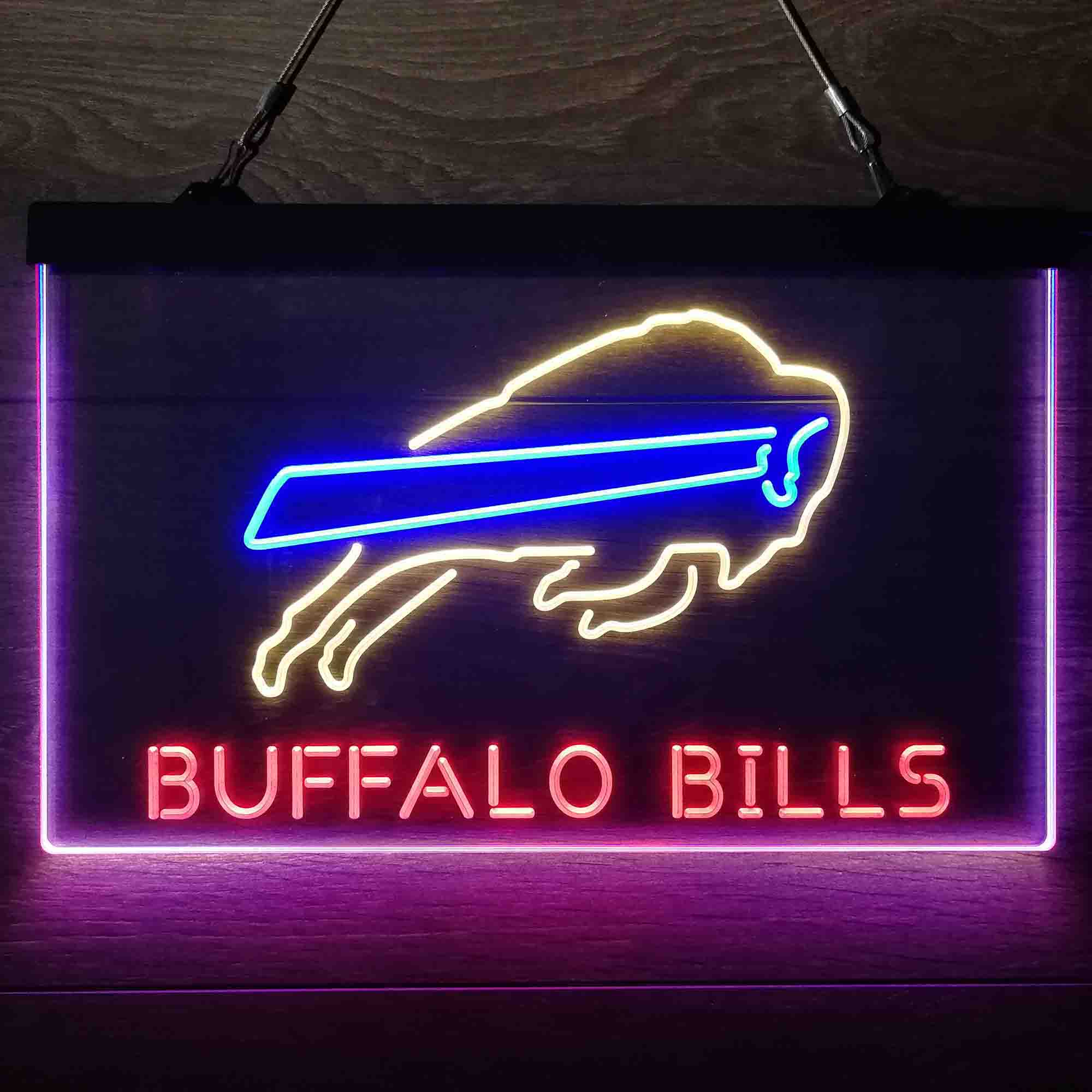 Buffalo Bills Mafia Neon 3-Color LED Sign - Image 8