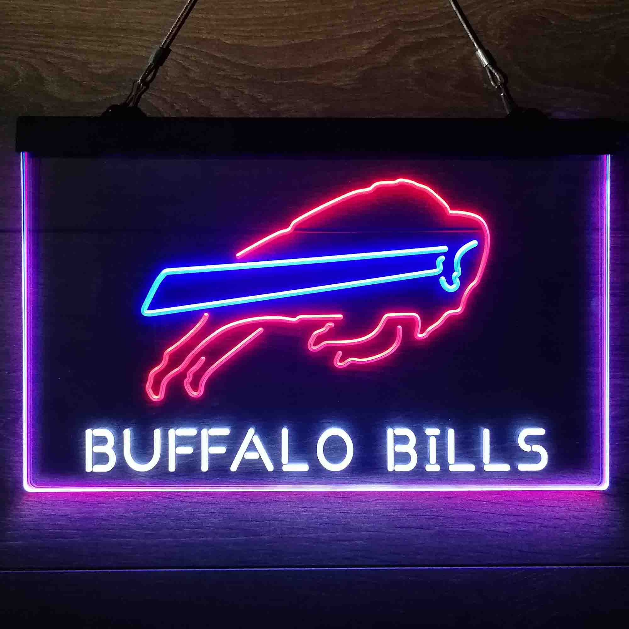 Buffalo Bills Mafia Neon 3-Color LED Sign - Image 9