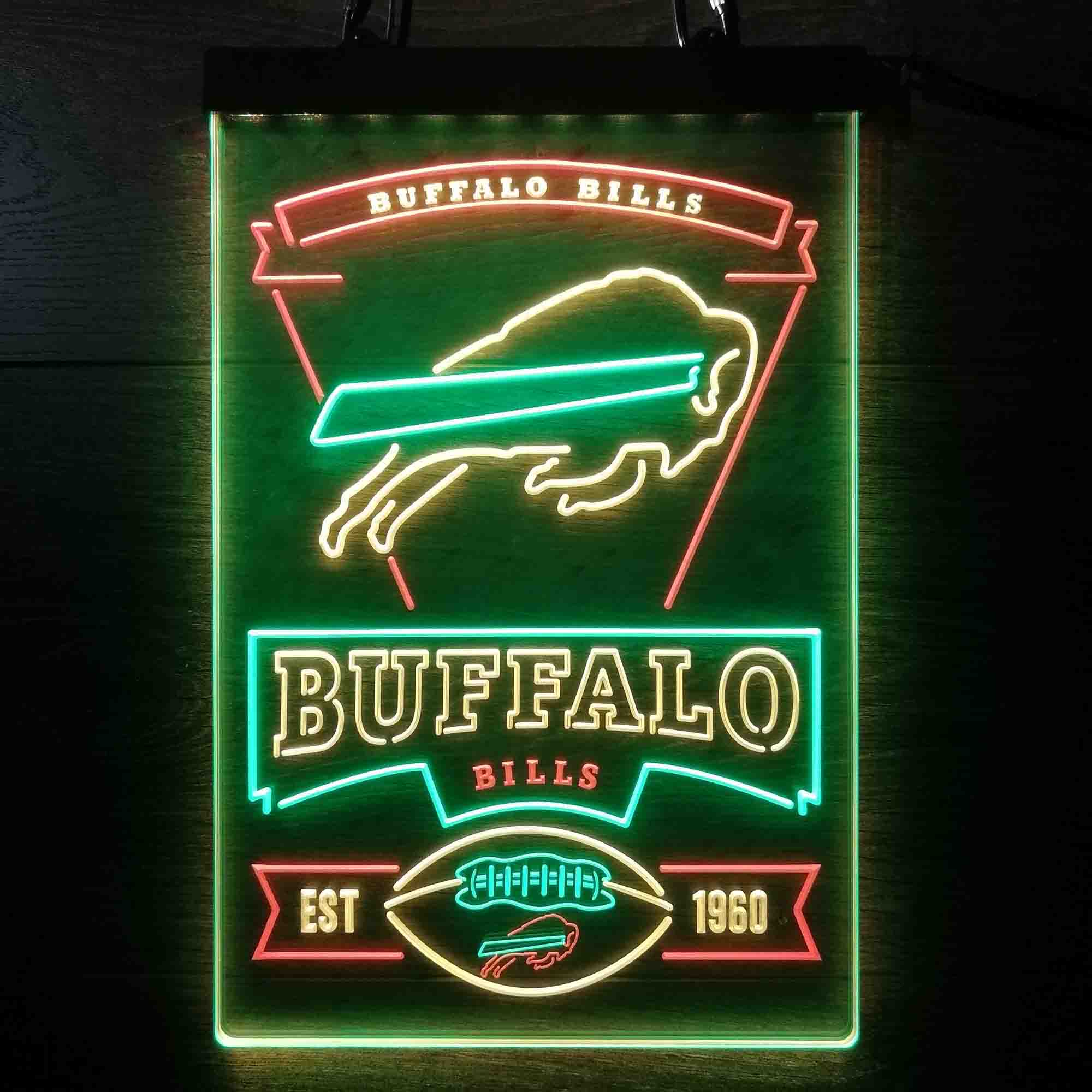 Buffalo Bills Neon LED Sign 3 Colors - Image 11