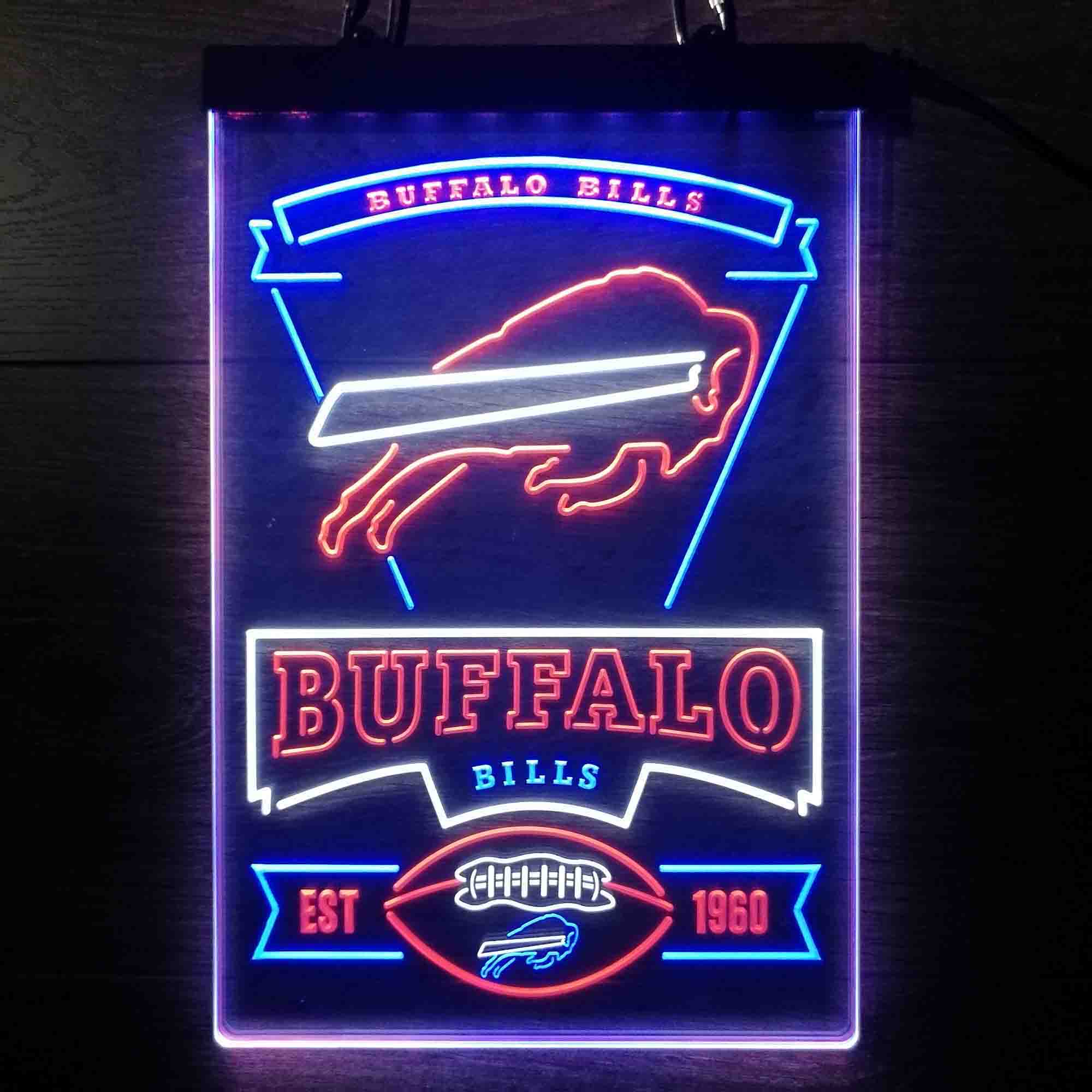 Buffalo Bills Neon LED Sign 3 Colors - Image 2