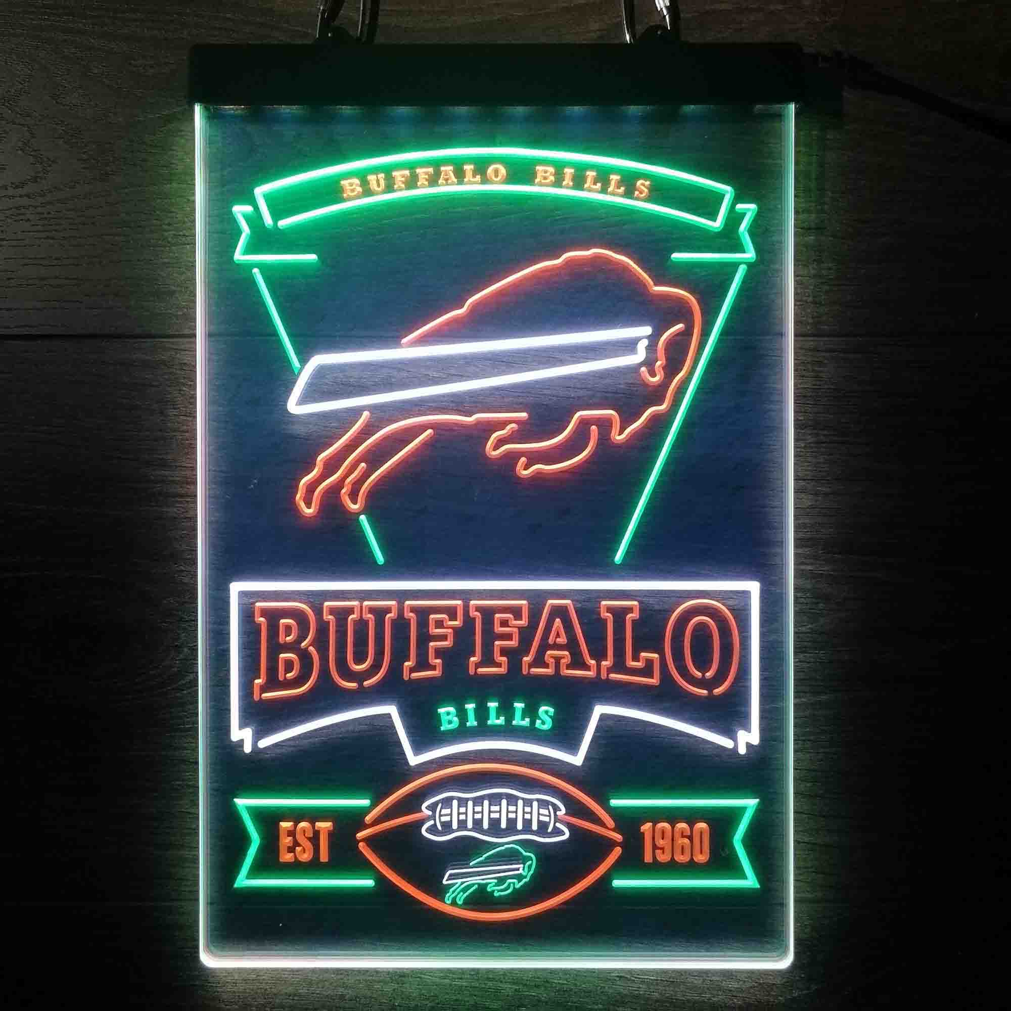 Buffalo Bills Neon LED Sign 3 Colors - Image 5