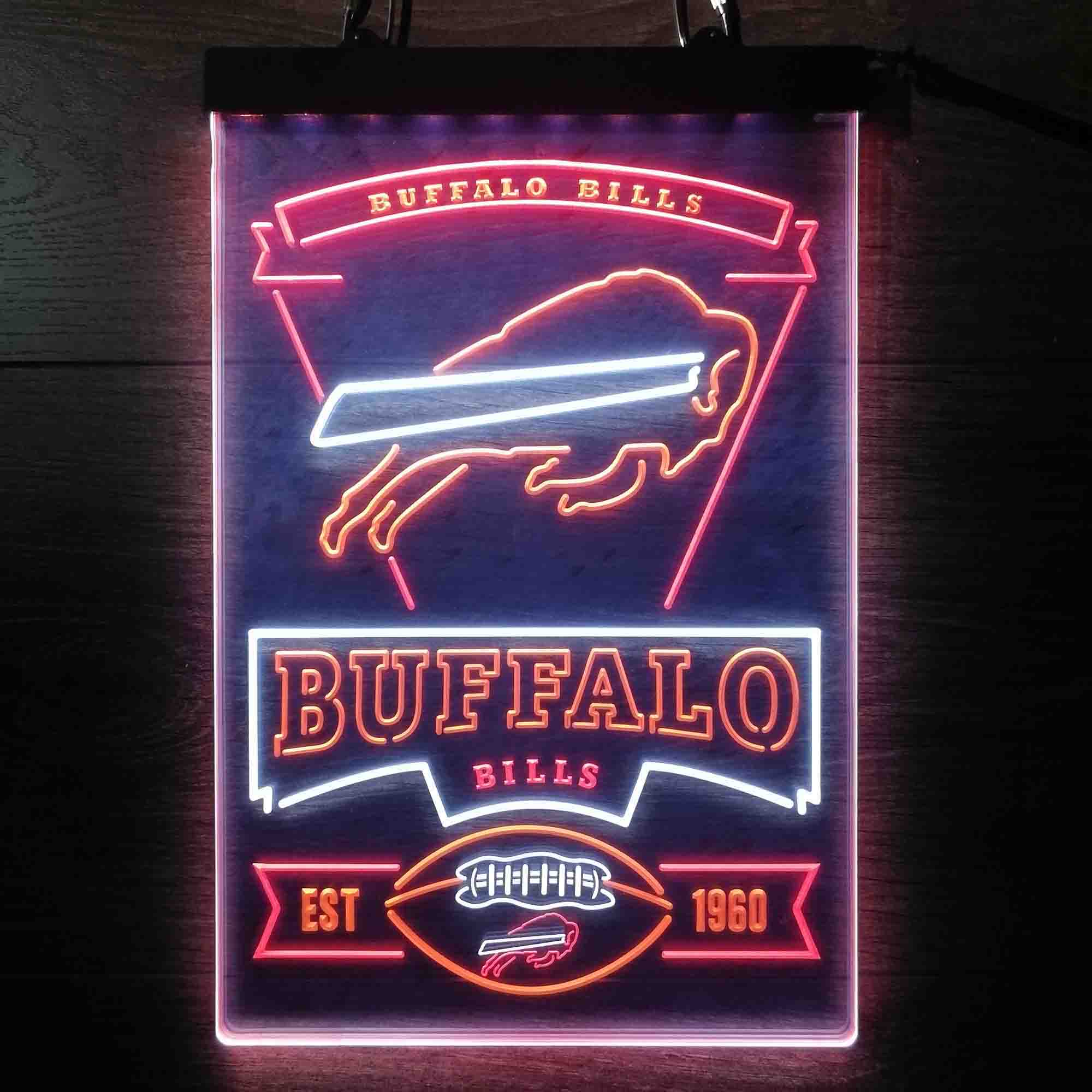 Buffalo Bills Neon LED Sign 3 Colors - Image 7