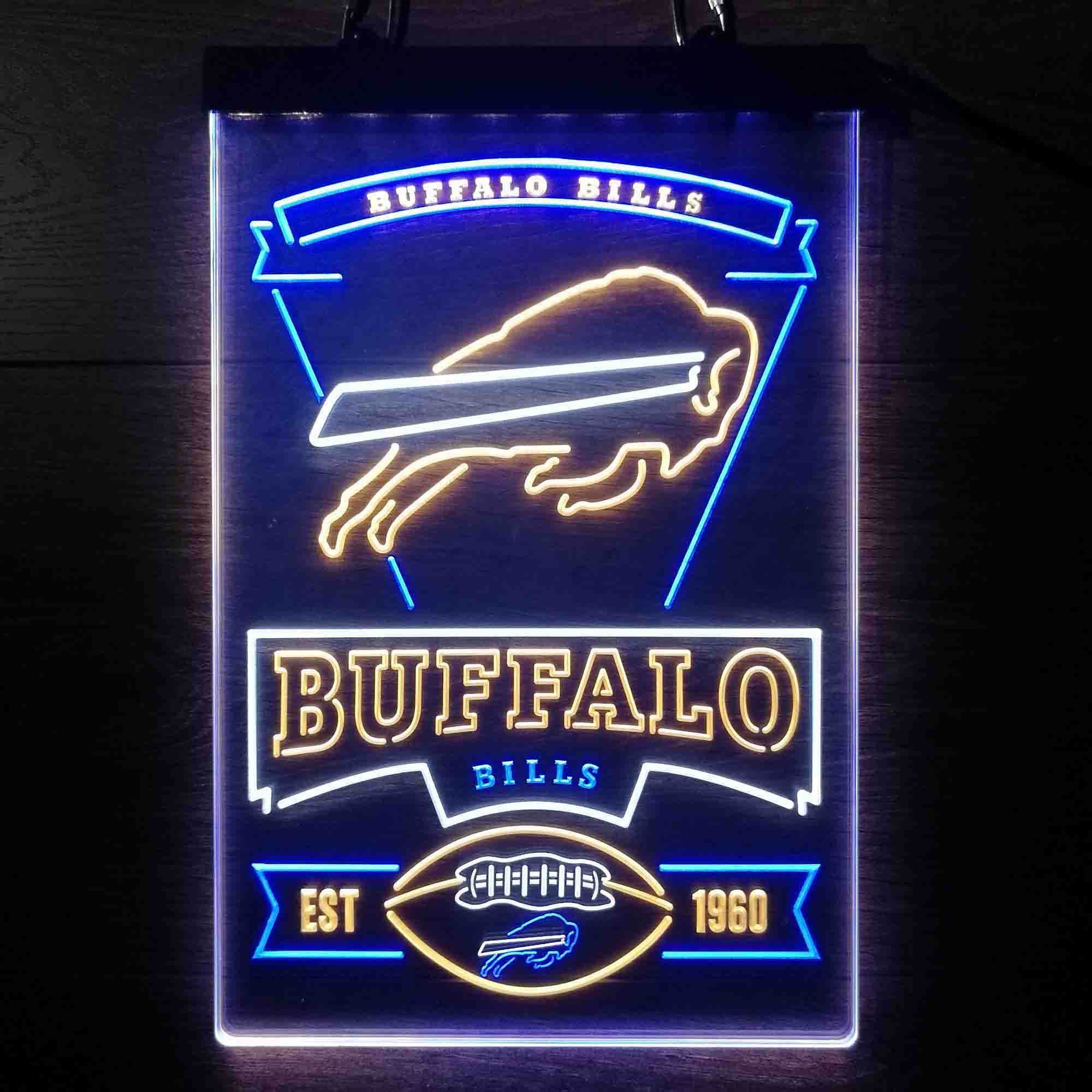 Buffalo Bills Neon LED Sign 3 Colors - Image 8