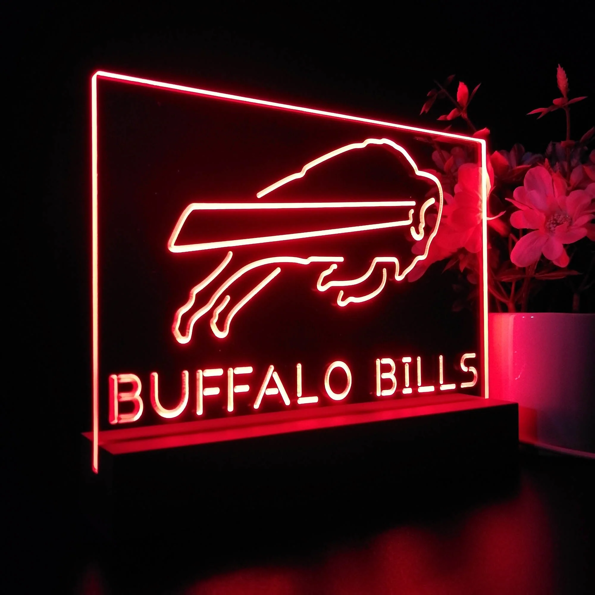 Buffalo Bills Neon Sign Pub Bar Lamp - Image 5