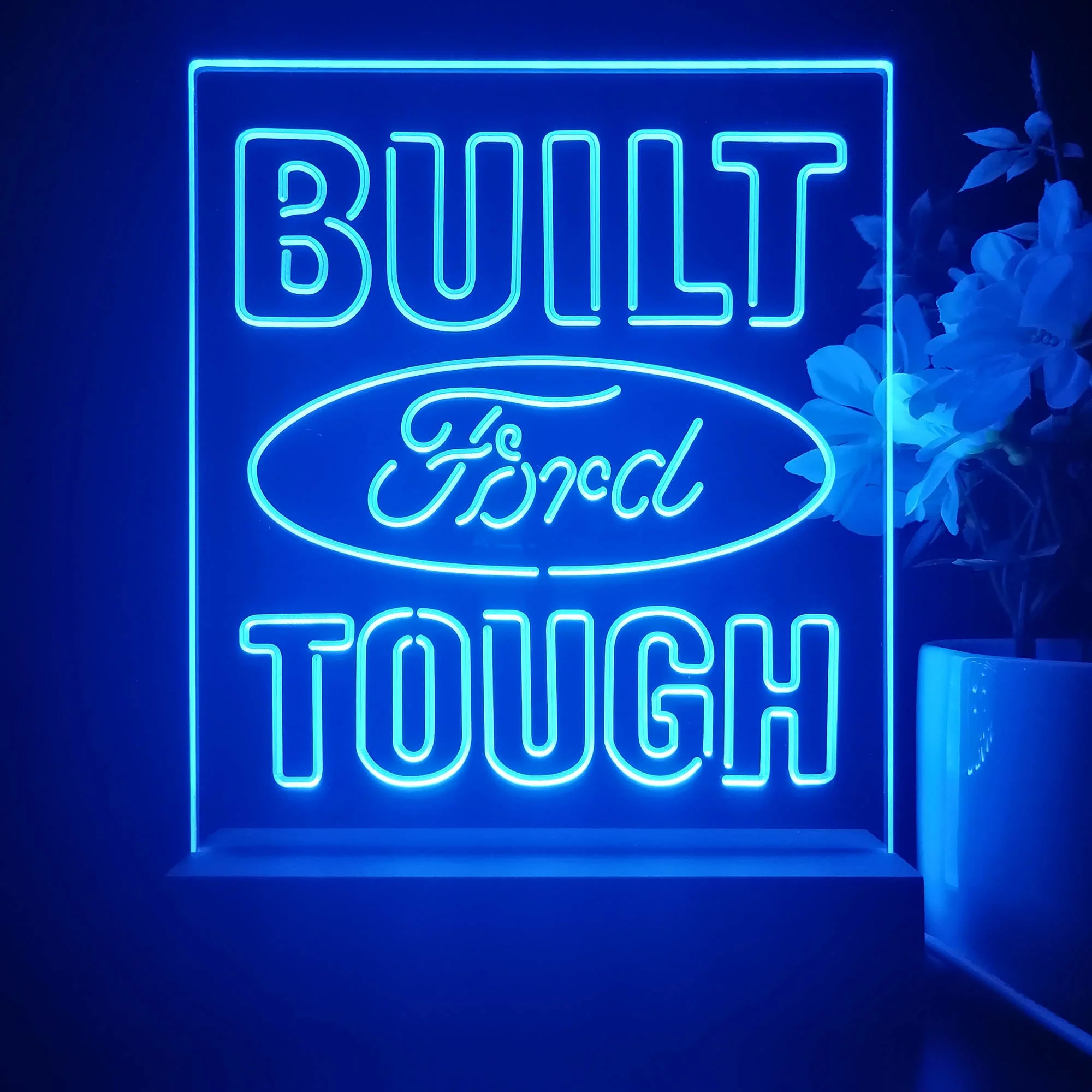 Built Touch Ford 3D Illusion Night Light Desk Lamp - Image 4