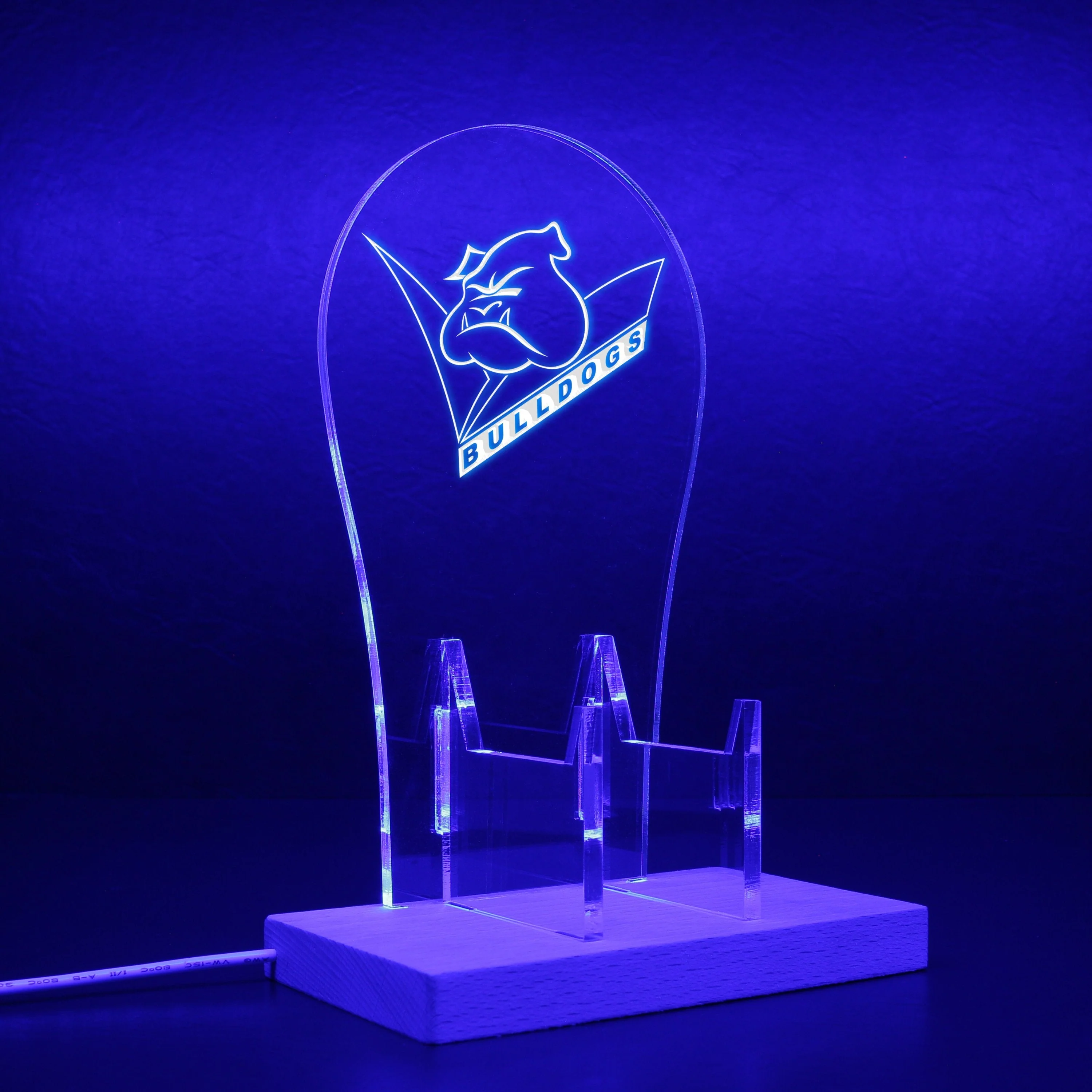 Bulldogs RLFC LED Gaming Headset Controller Stand - Image 8