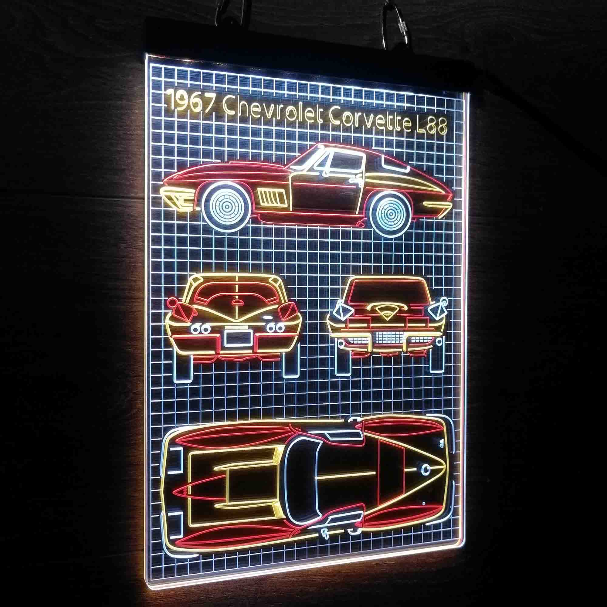 Custom 1967 Vintage Car Garage Neon LED Sign 3 Colors - Image 11