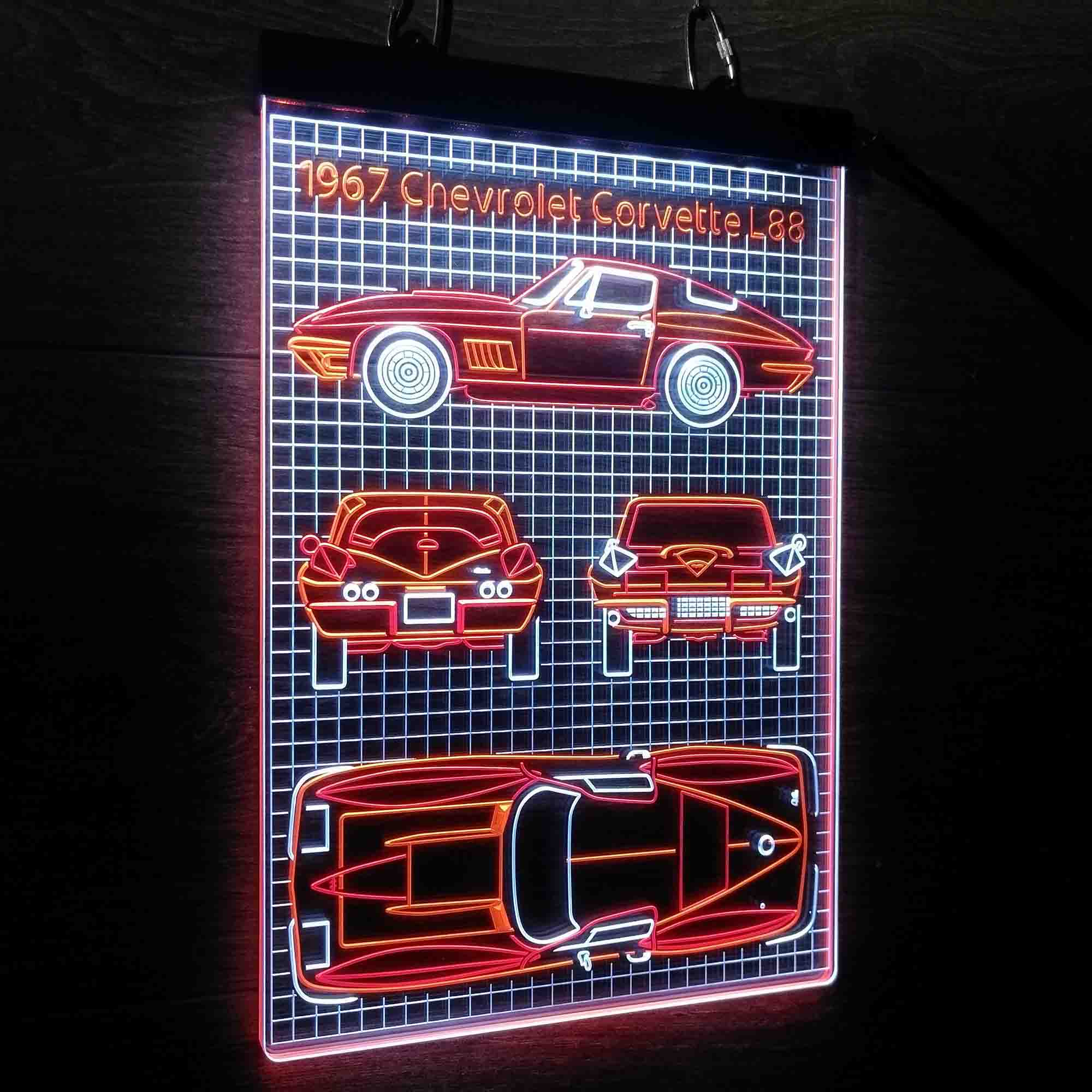 Custom 1967 Vintage Car Garage Neon LED Sign 3 Colors - Image 6