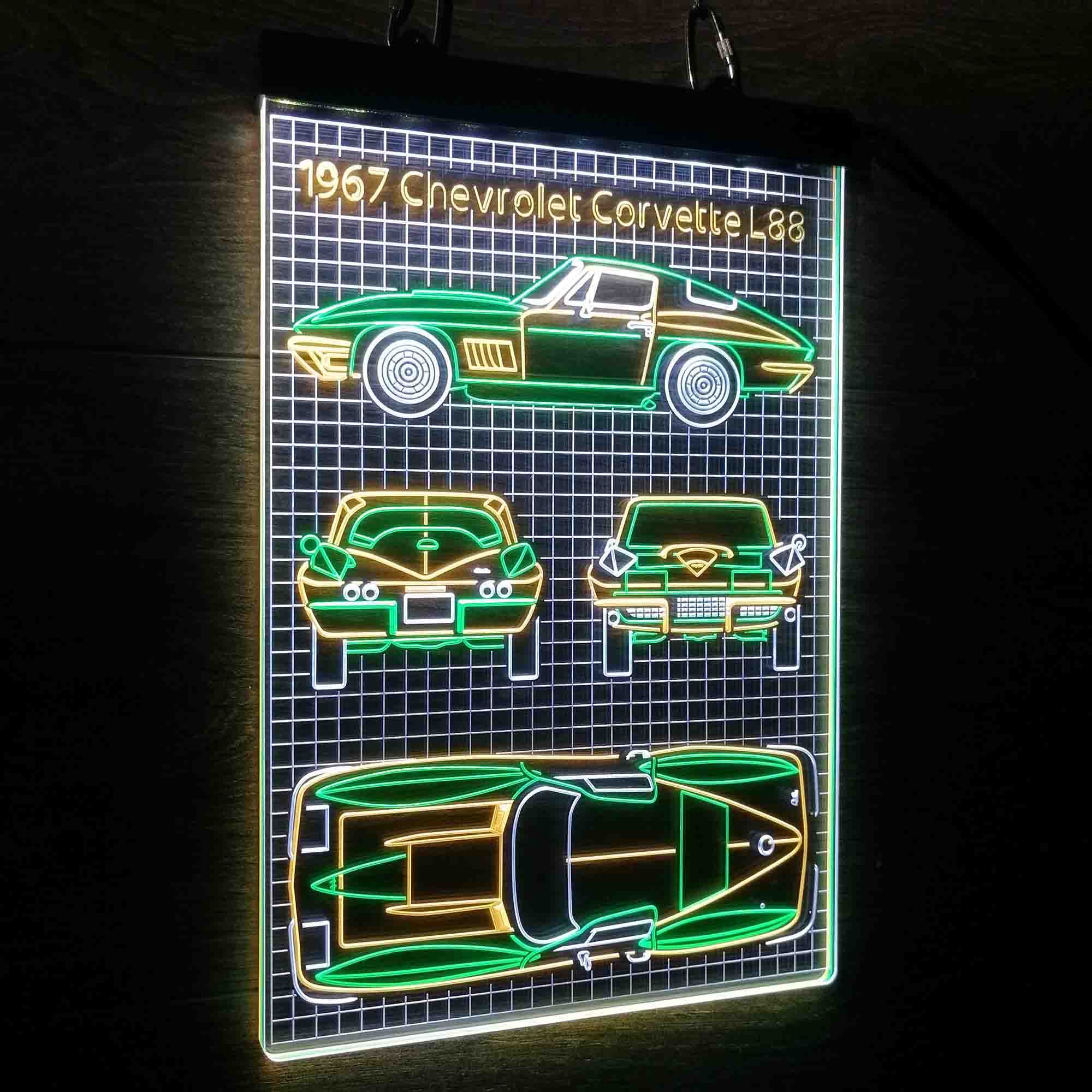 Custom 1967 Vintage Car Garage Neon LED Sign 3 Colors - Image 7