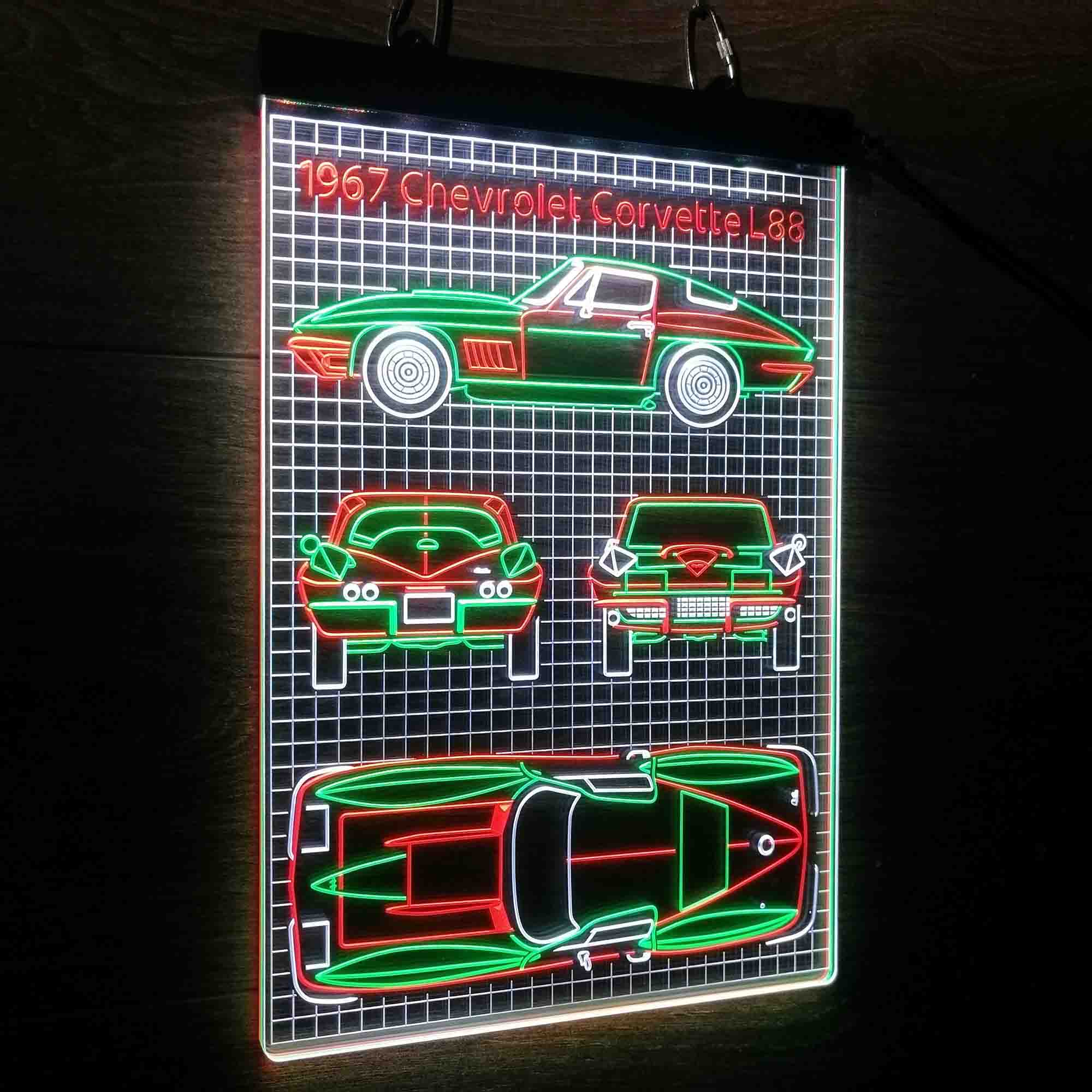 Custom 1967 Vintage Car Garage Neon LED Sign 3 Colors - Image 8