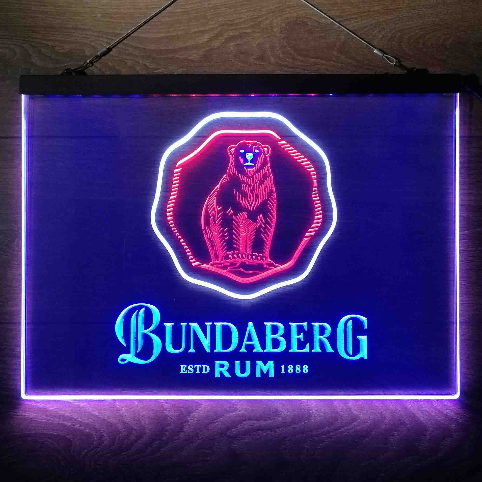 Bundaberg Rum Neon 3-Color LED Sign - Image 8