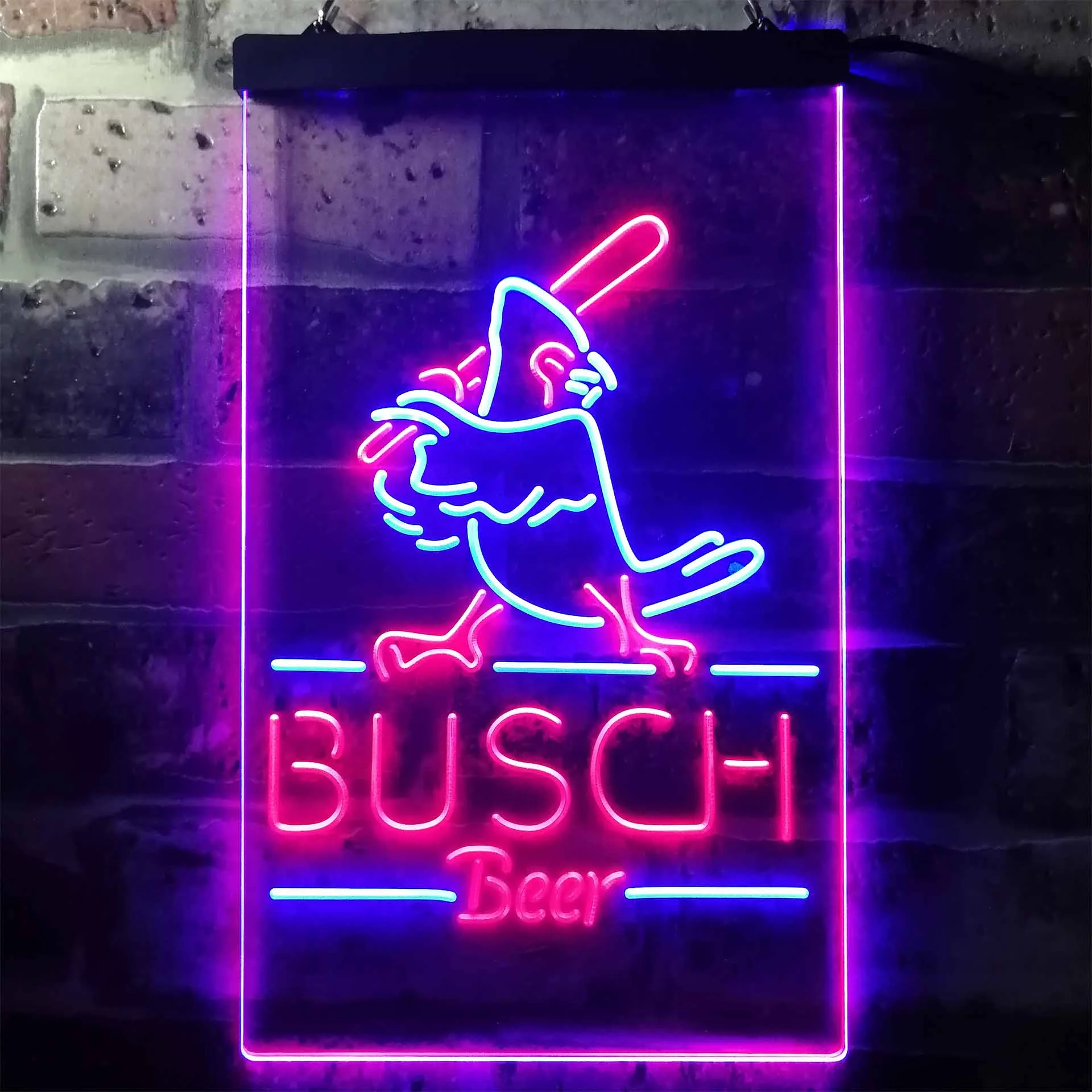 Busch Beer Baseball Bird Neon LED Sign - Image 3
