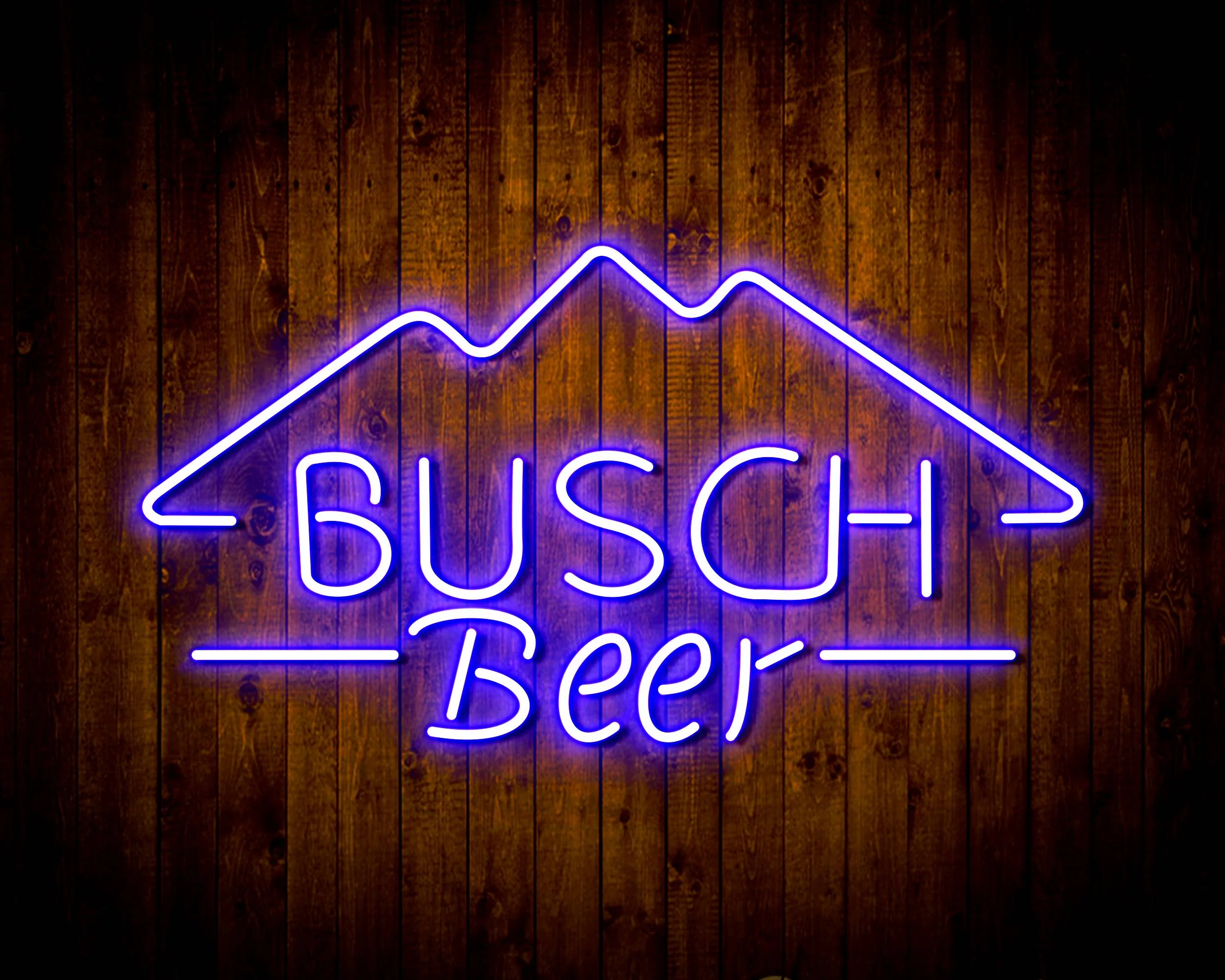 Busch Beer Mountain Bar Handmade Neon Flex LED Sign - Image 24