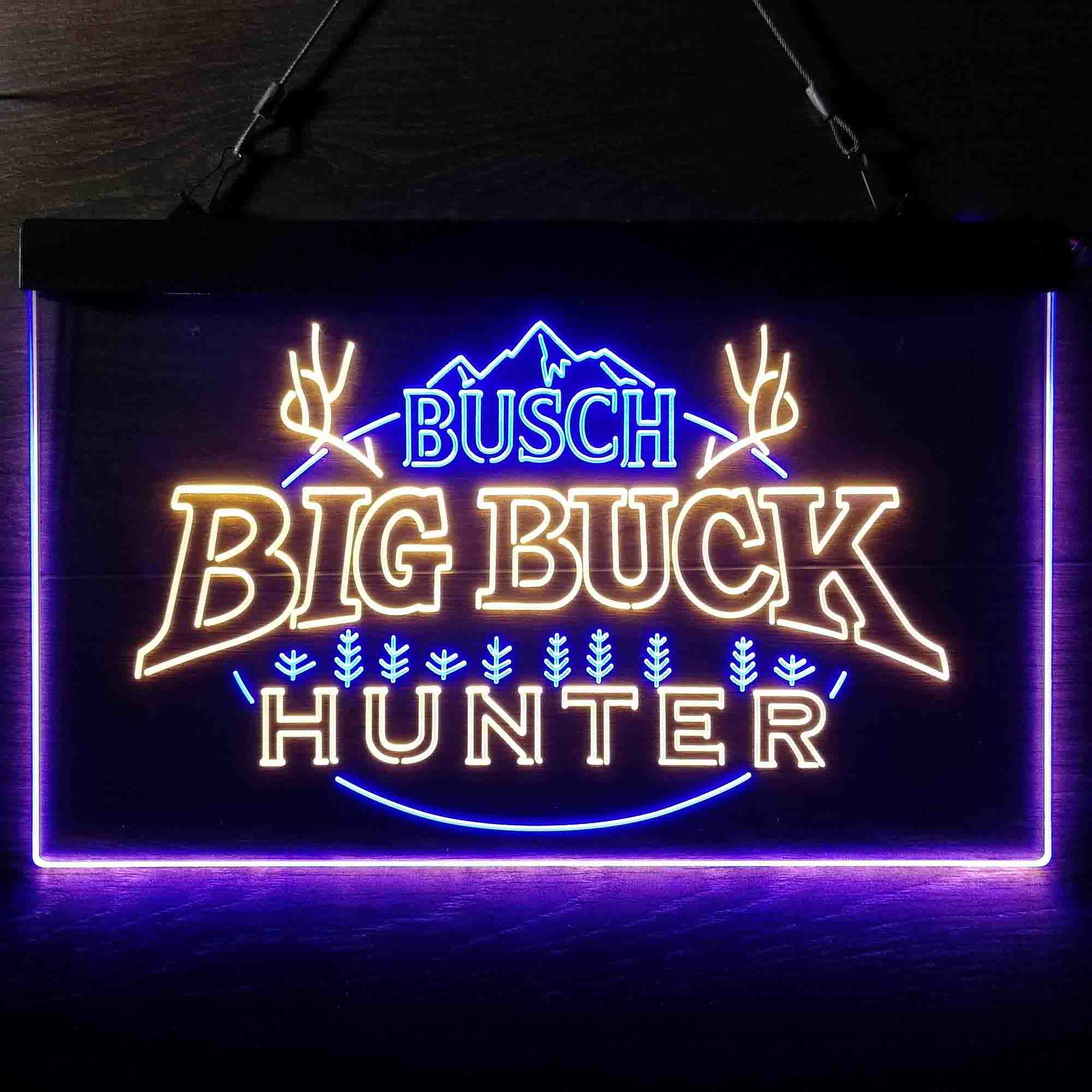 Busch Big Buck Deer Hunter Neon-Like LED Sign - Image 4