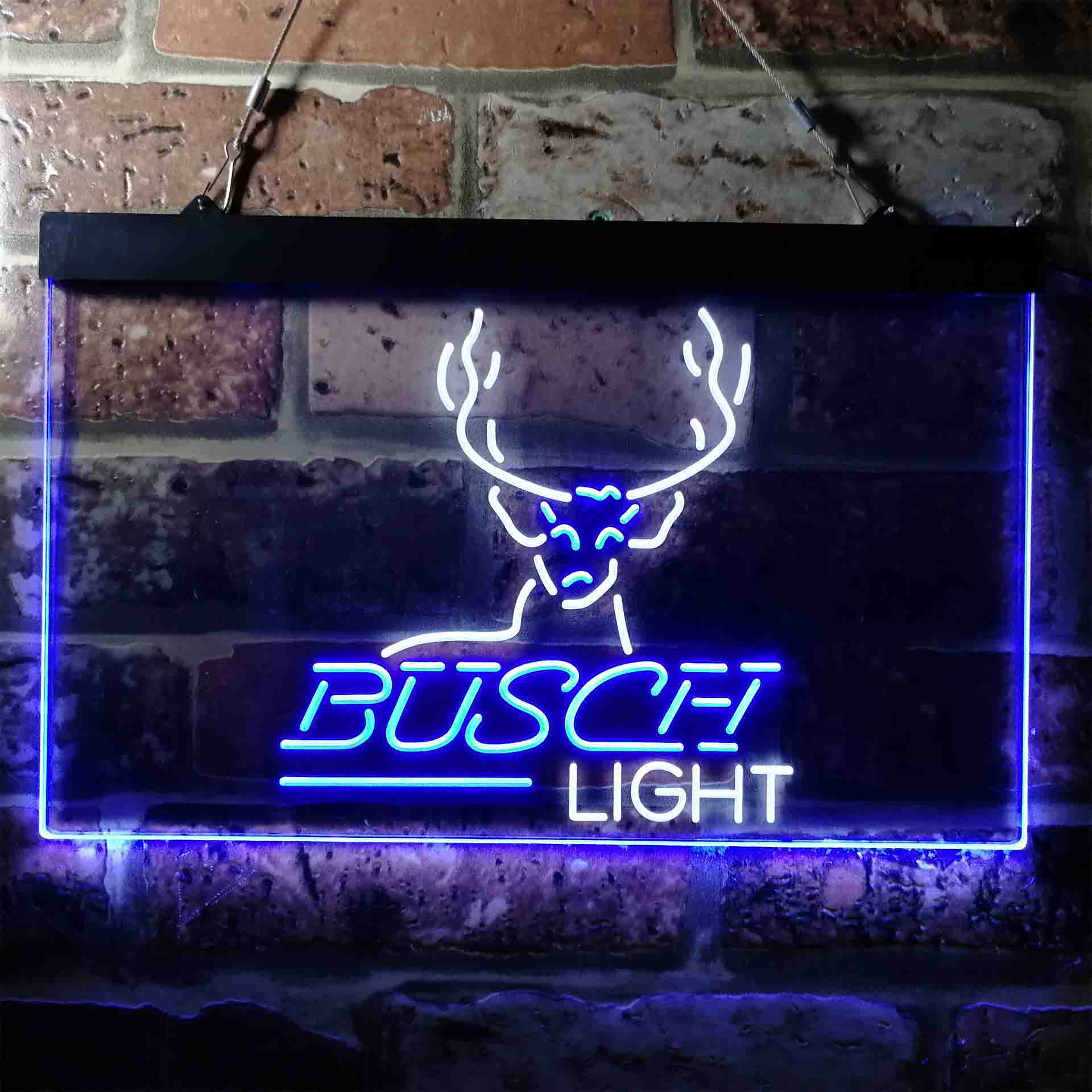 Busch Deer Hunting Beer Light Neon-Like LED Sign - Image 11