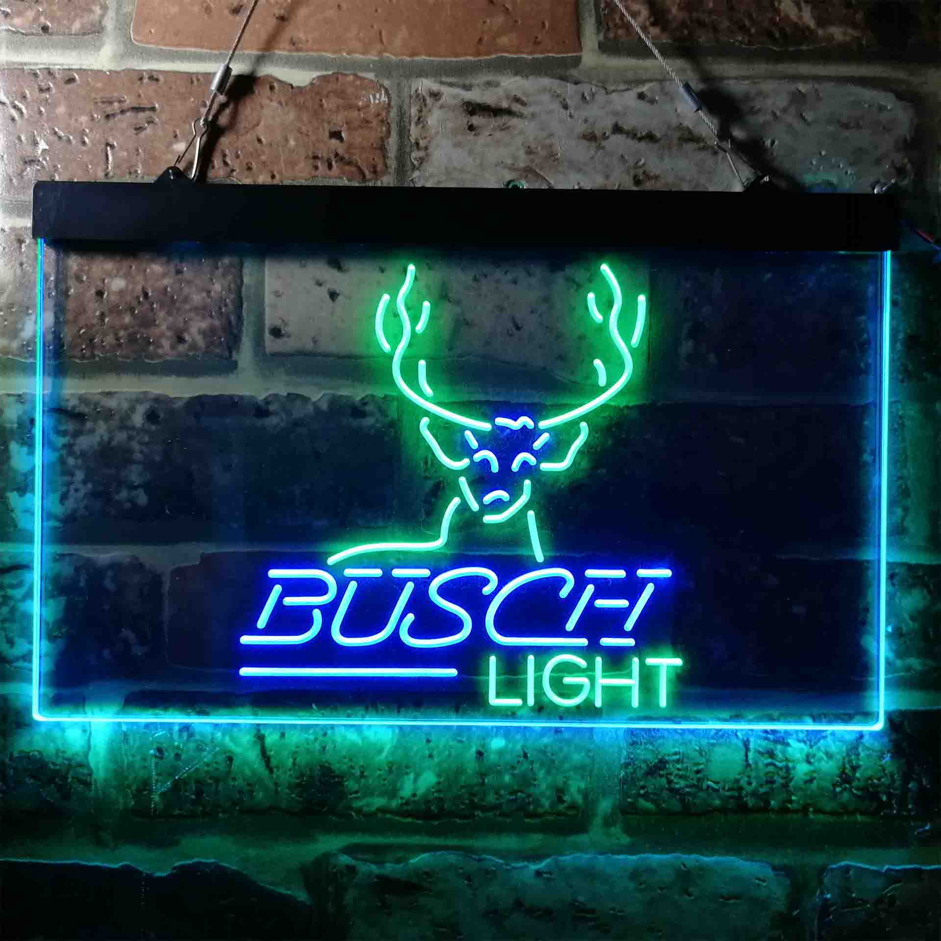 Busch Deer Hunting Beer Light Neon-Like LED Sign - Image 12