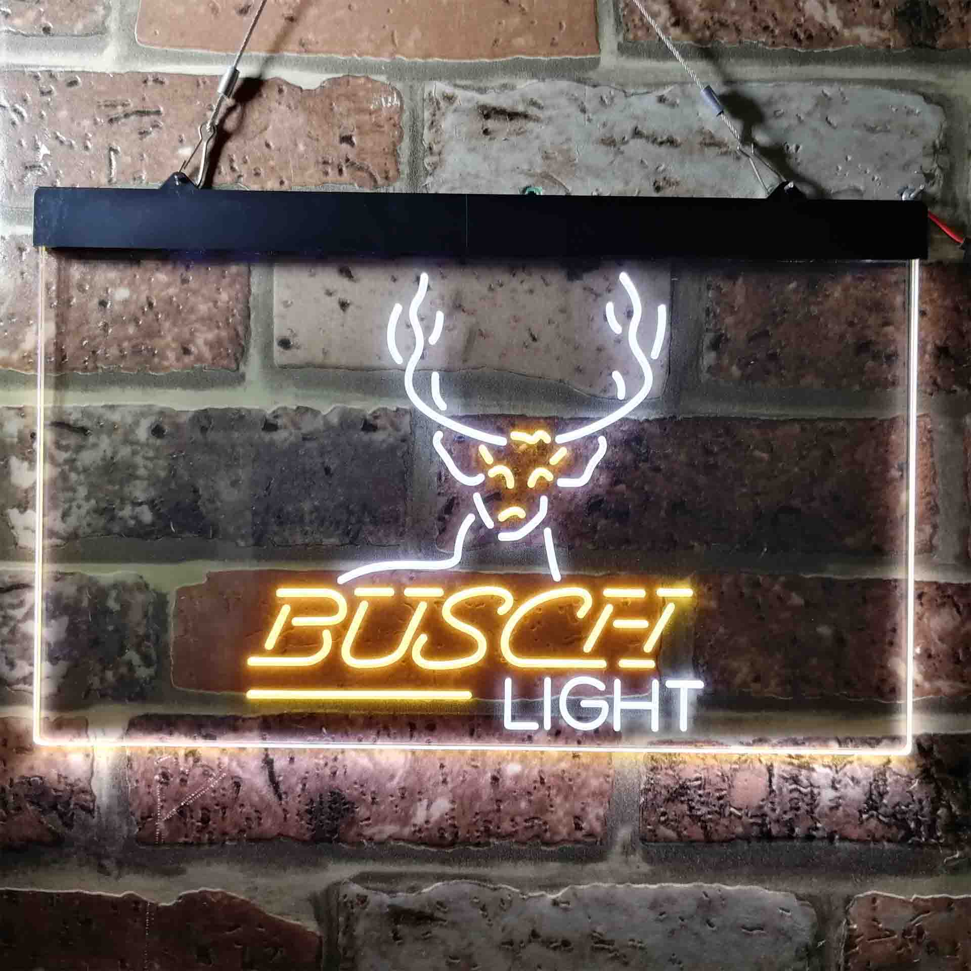 Busch Deer Hunting Beer Light Neon-Like LED Sign - Image 13
