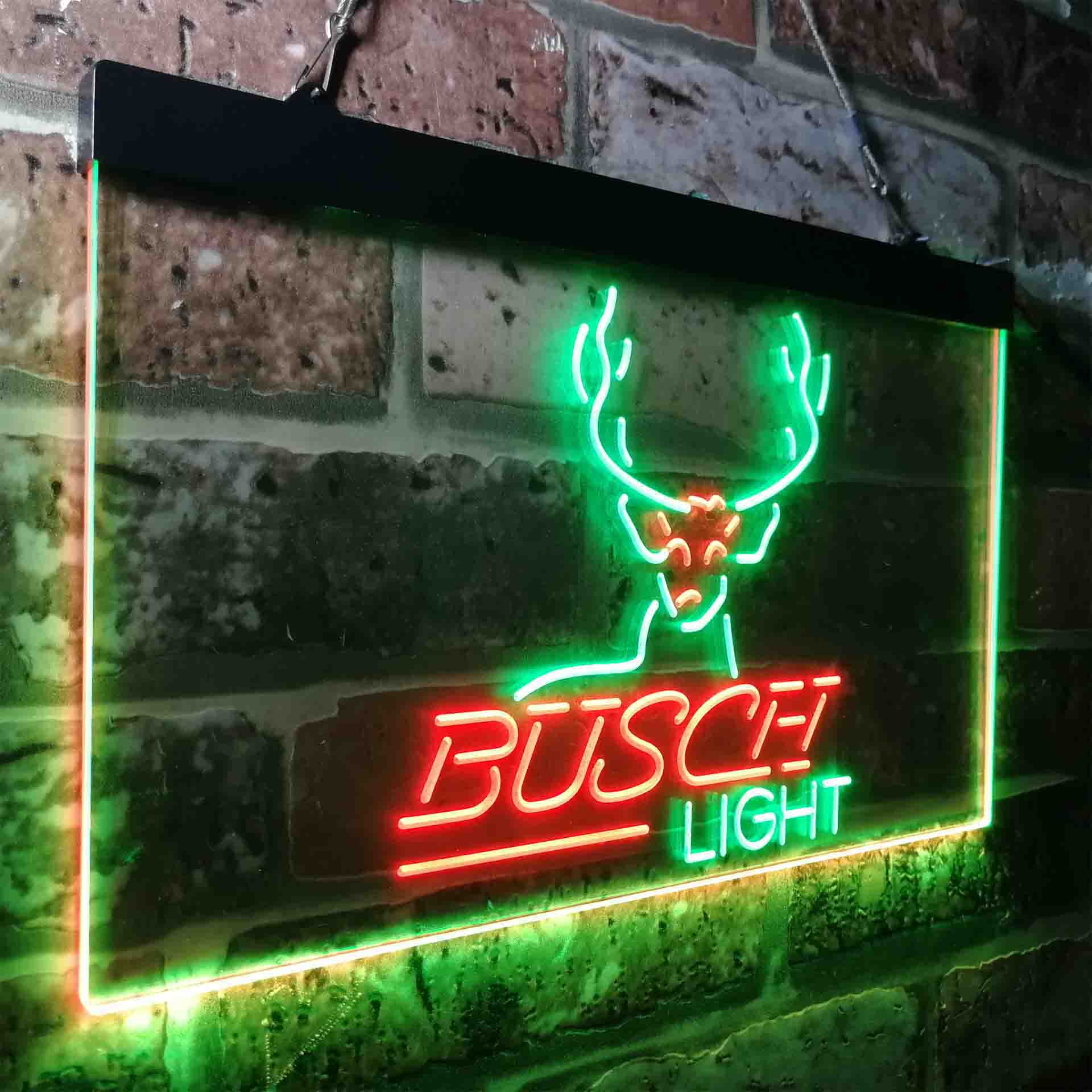Busch Deer Hunting Beer Light Neon-Like LED Sign - Image 14