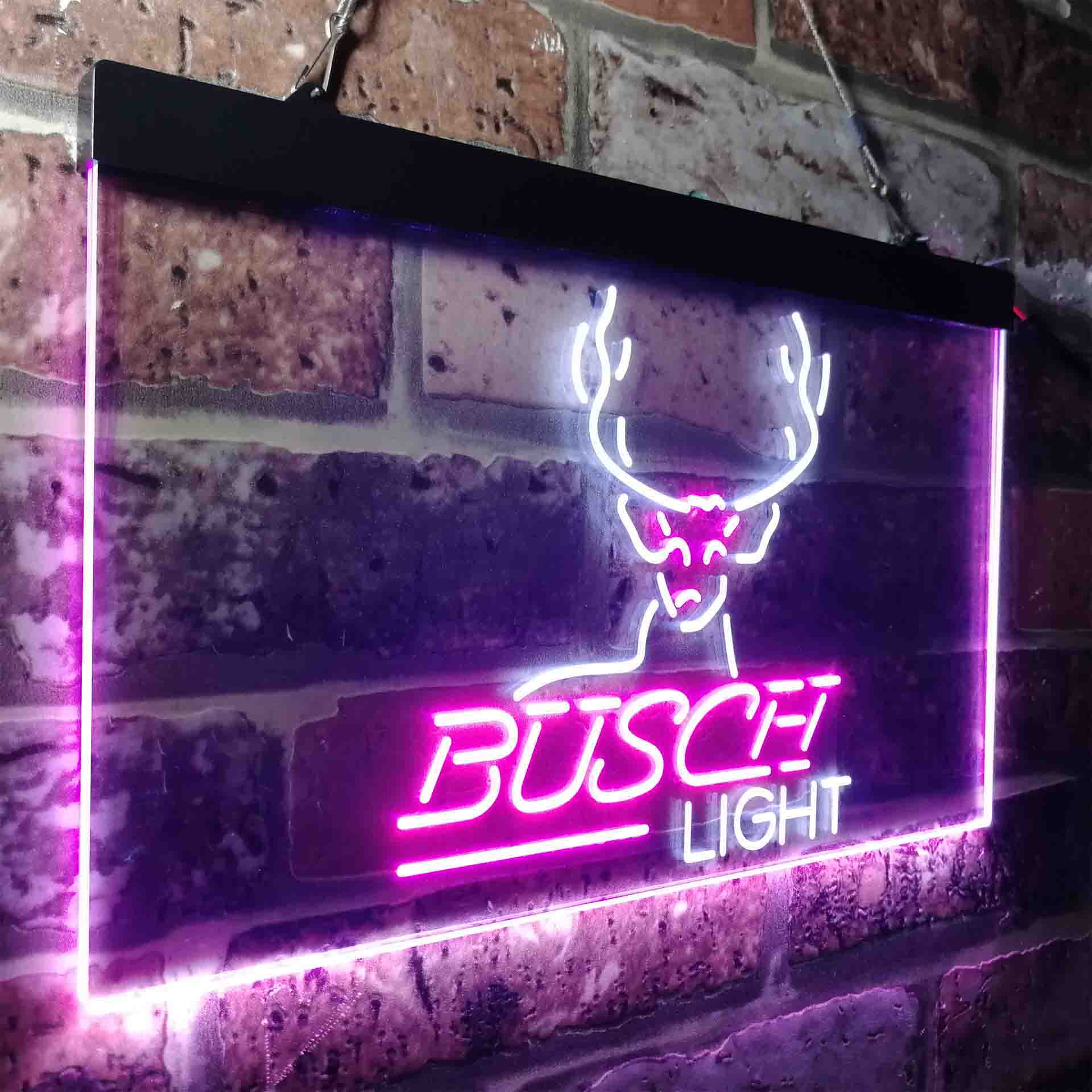 Busch Deer Hunting Beer Light Neon-Like LED Sign - Image 17