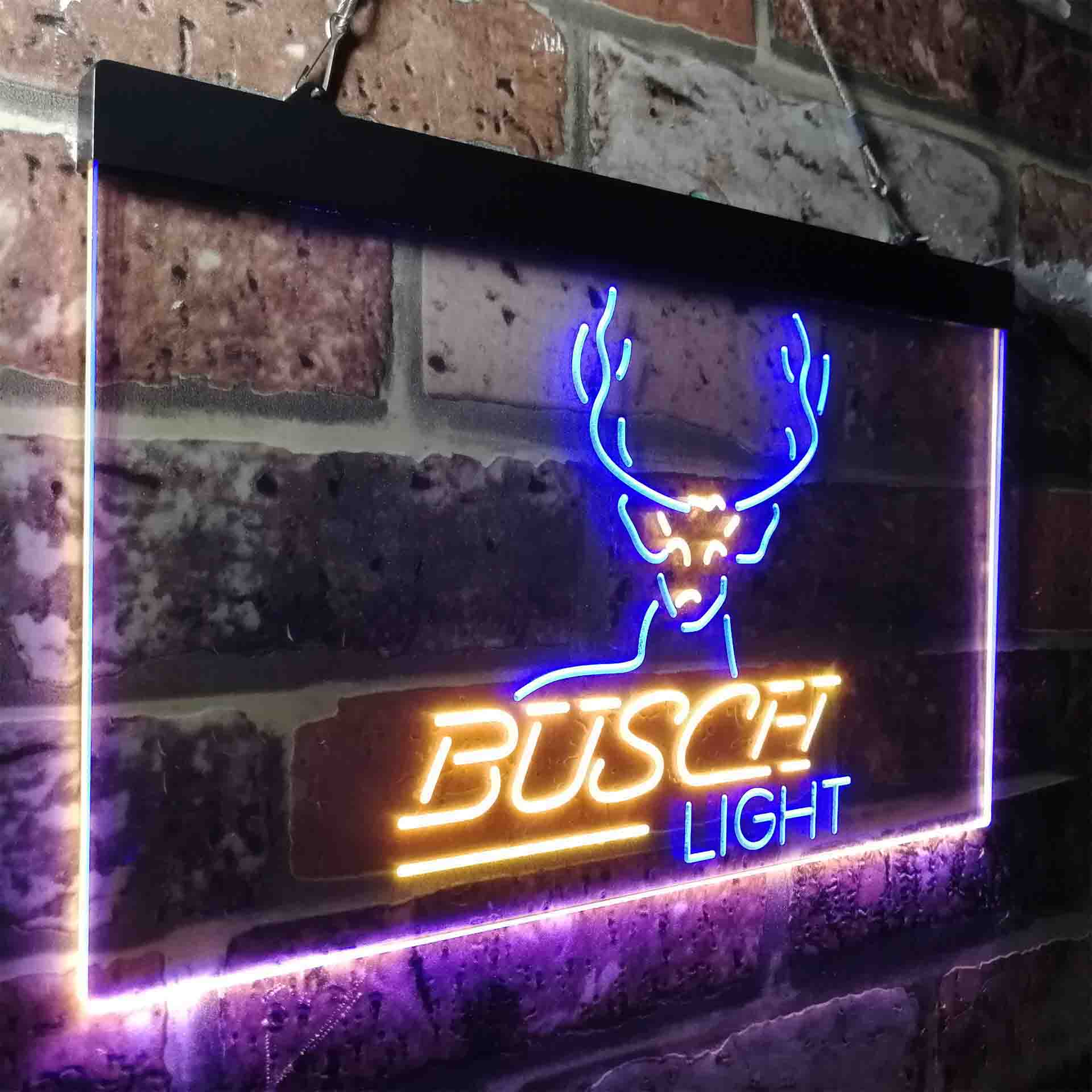 Busch Deer Hunting Beer Light Neon-Like LED Sign - Image 18