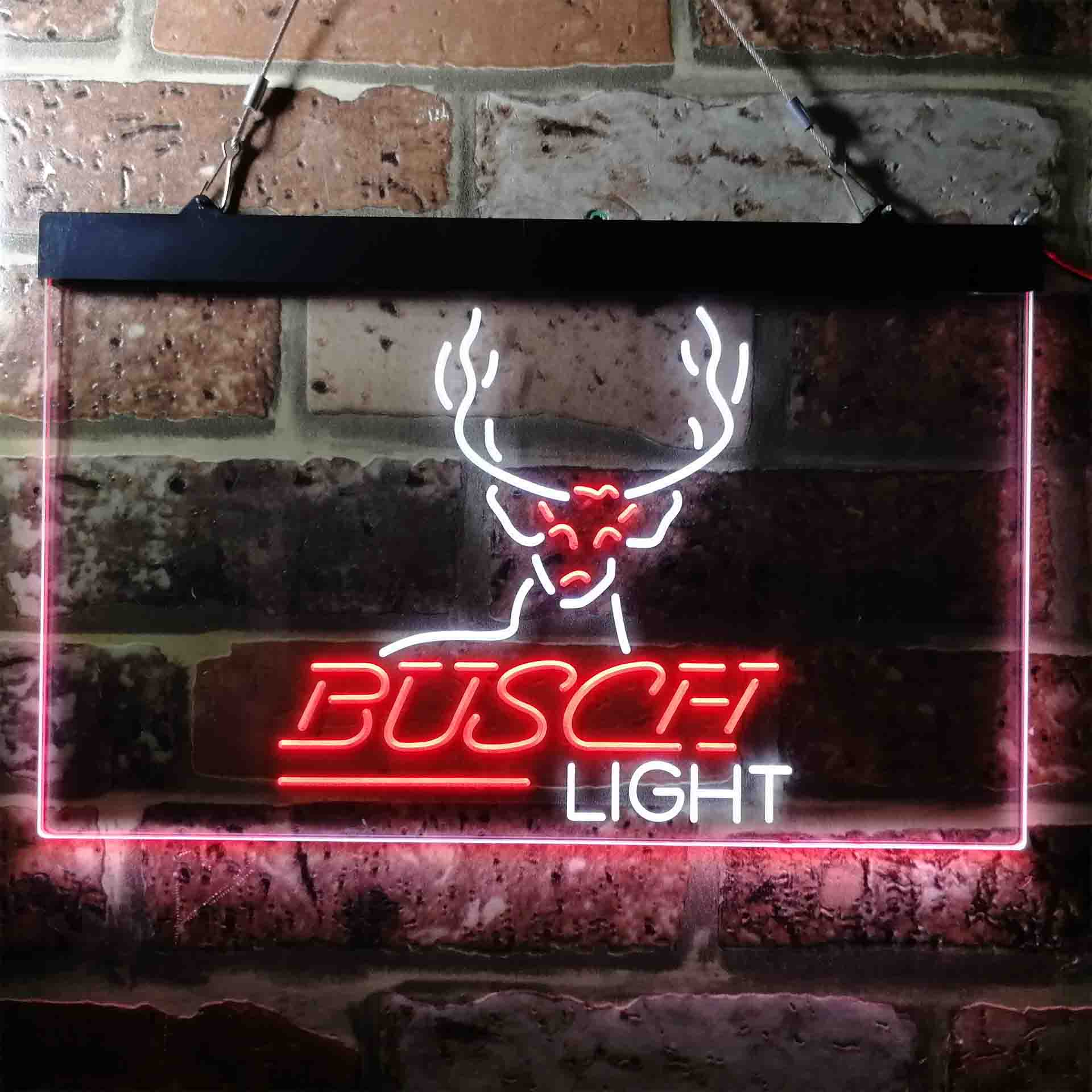 Busch Deer Hunting Beer Light Neon-Like LED Sign - Image 2