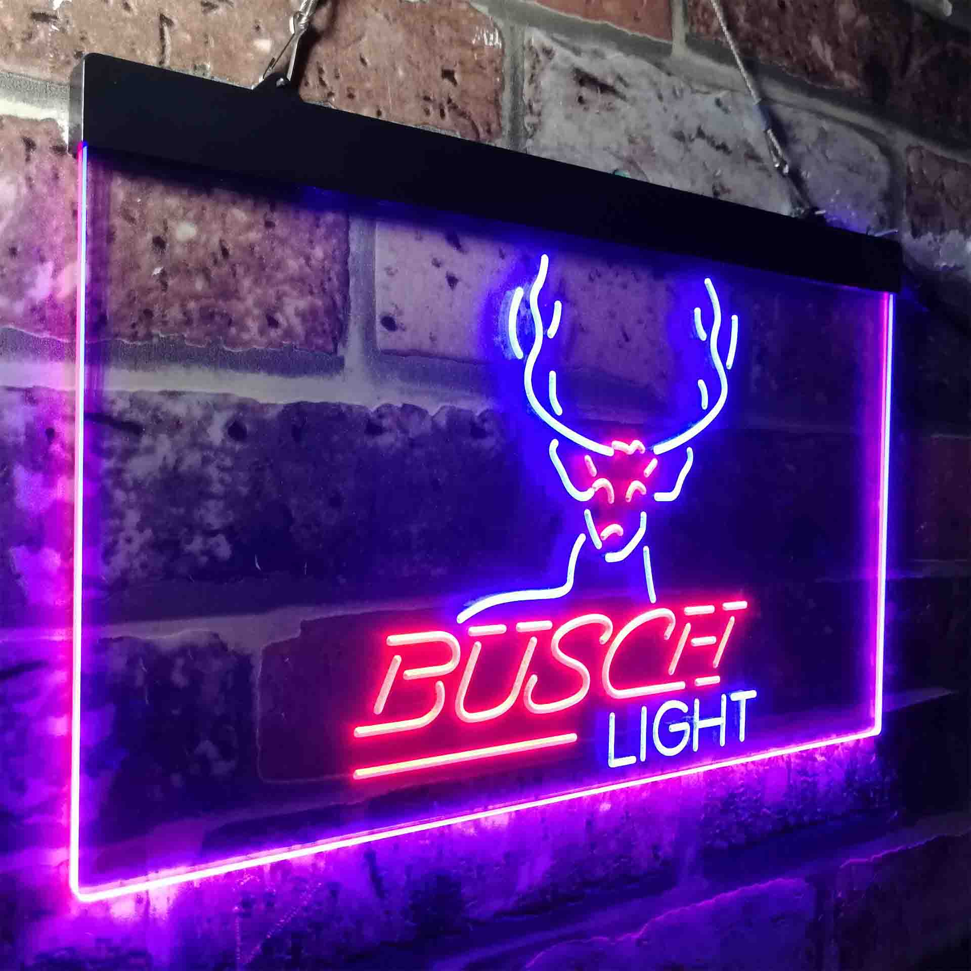 Busch Deer Hunting Beer Light Neon-Like LED Sign - Image 20
