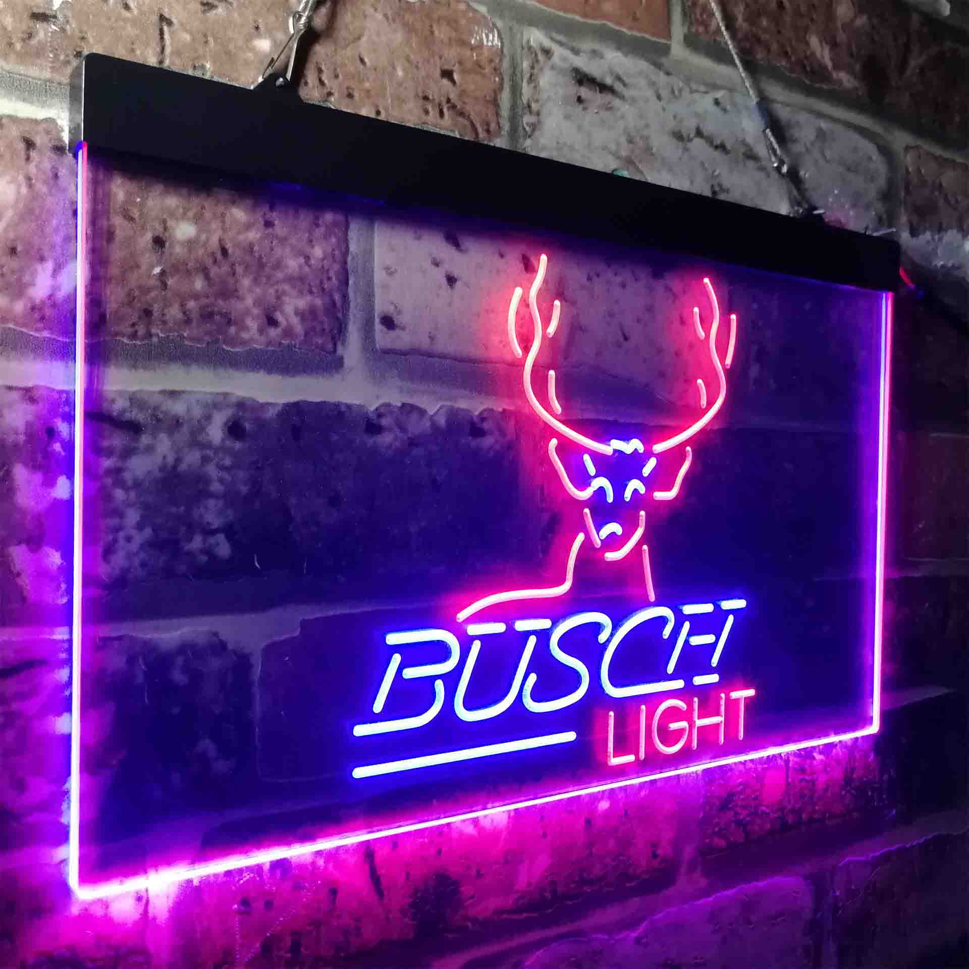 Busch Deer Hunting Beer Light Neon-Like LED Sign - Image 22
