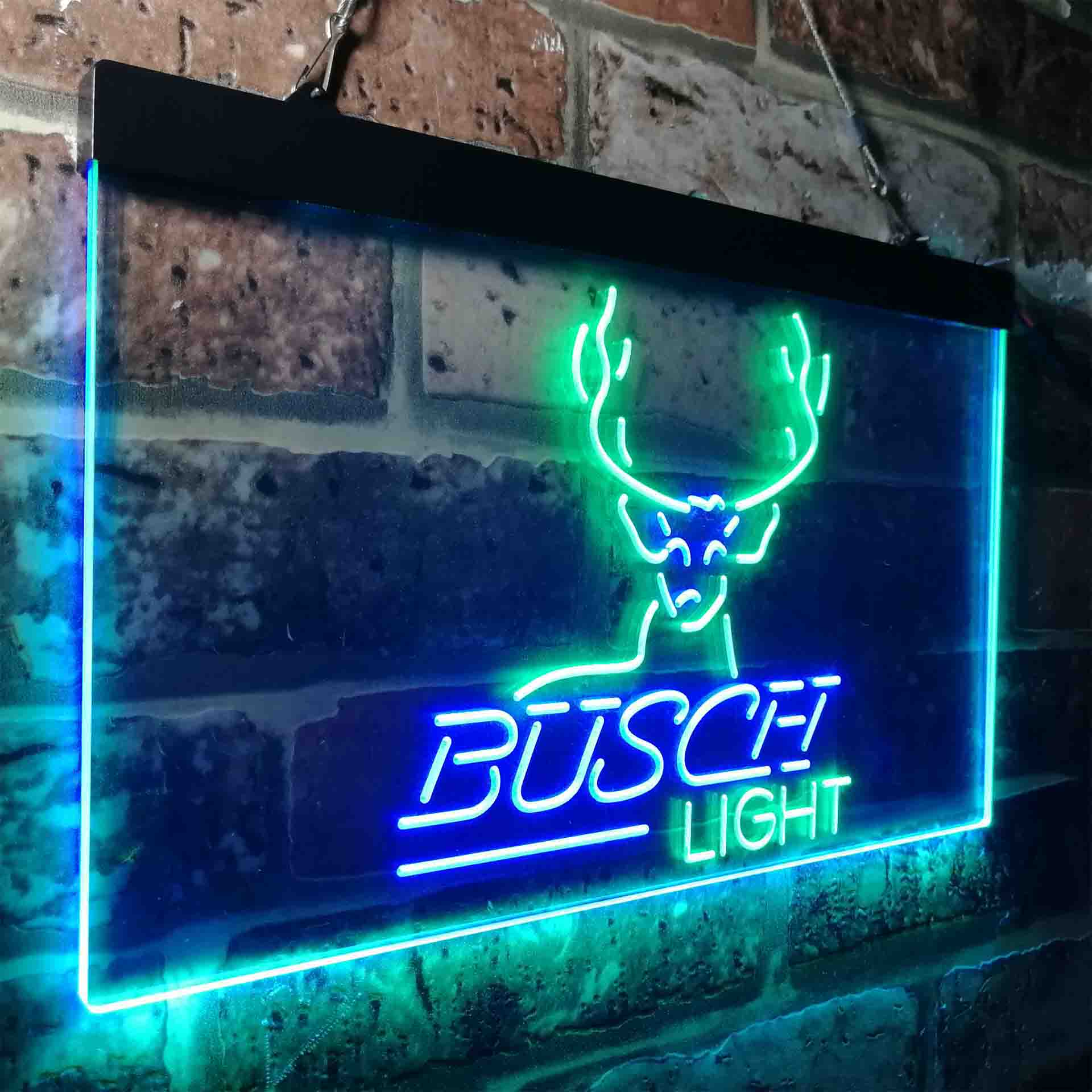 Busch Deer Hunting Beer Light Neon-Like LED Sign - Image 25