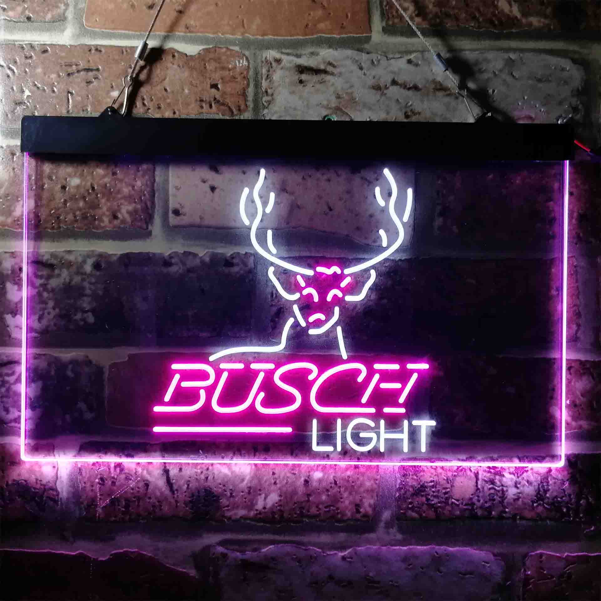 Busch Deer Hunting Beer Light Neon-Like LED Sign - Image 4