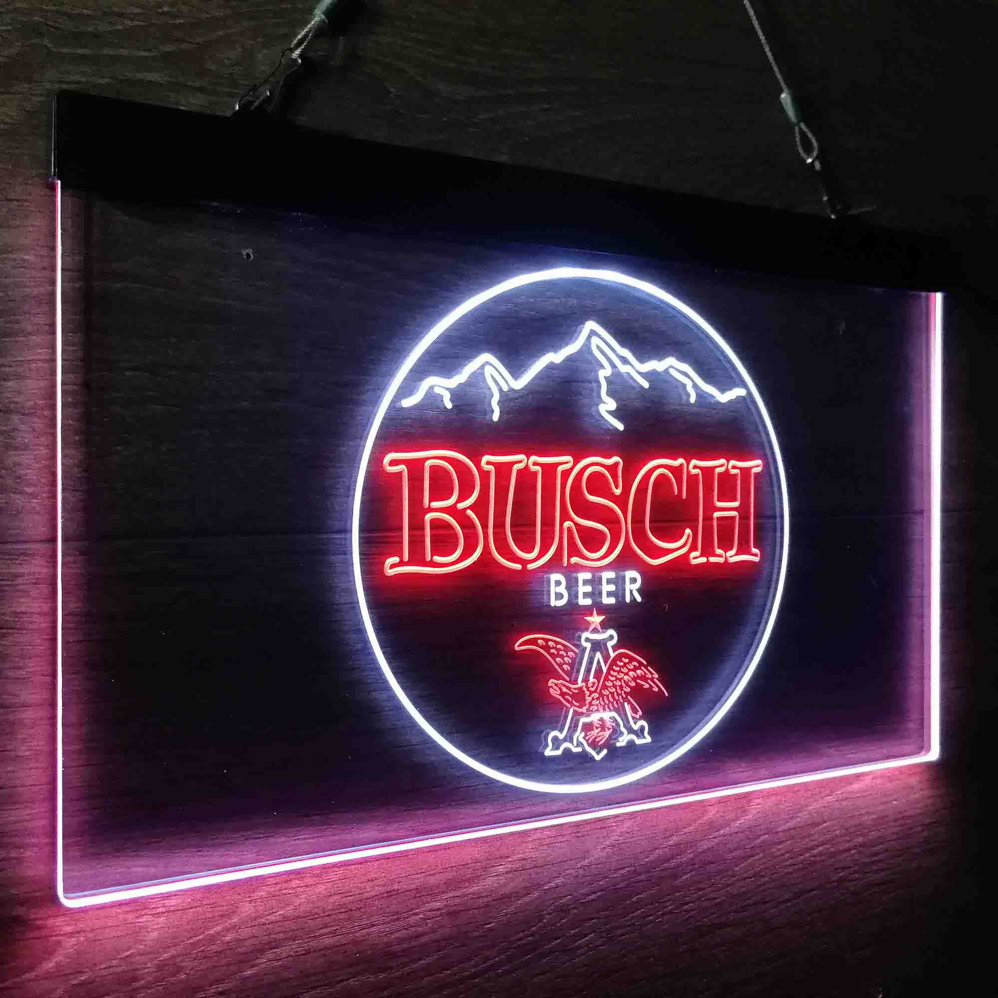 Busch Eagle Mountain Beer Neon-Like LED Sign - Image 26