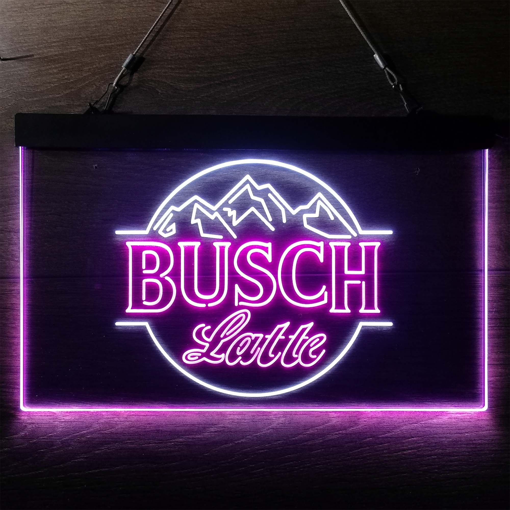 Busch Latte Mountain Bar Neon LED Sign - Image 11