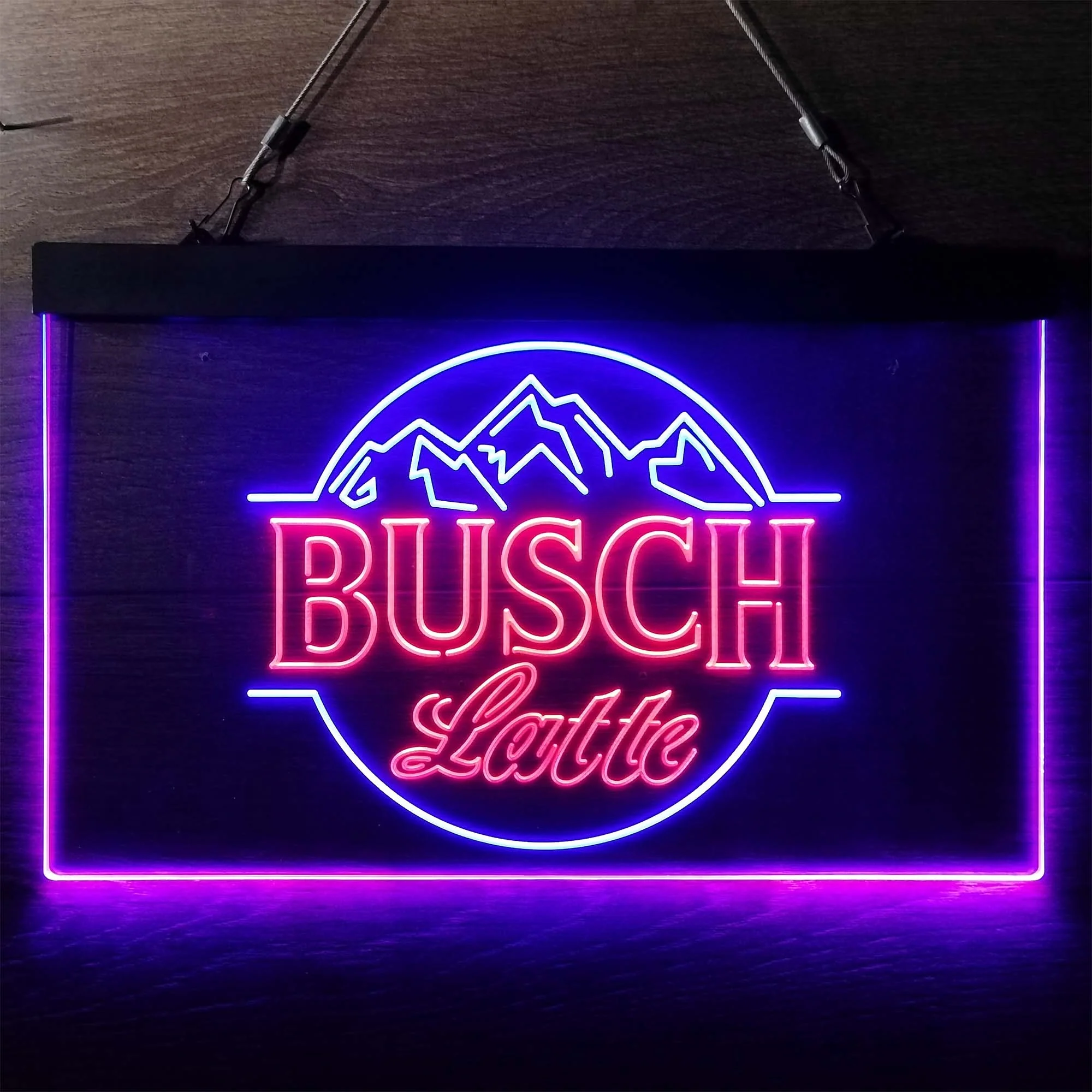 Busch Latte Mountain Bar Neon LED Sign - Image 13