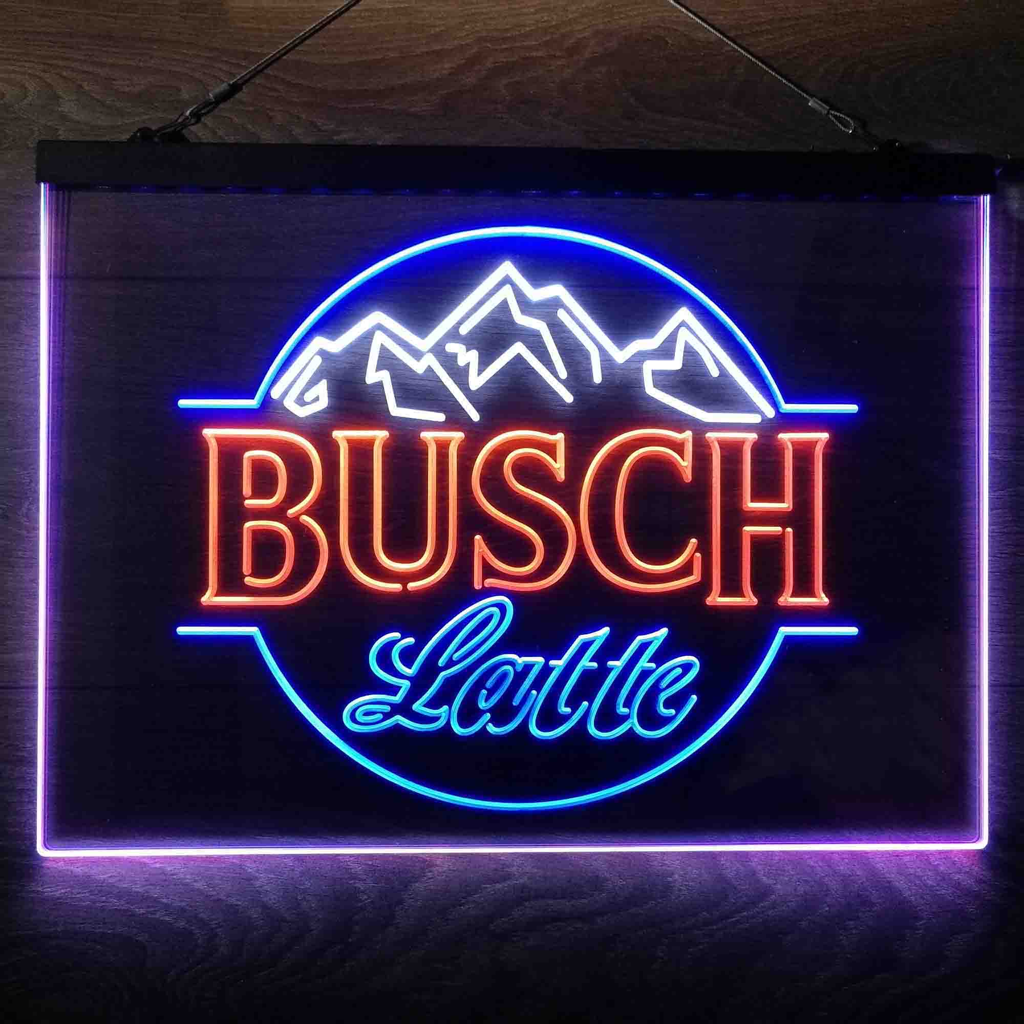 Busch Latte Mountain Bar Neon LED Sign - Image 16