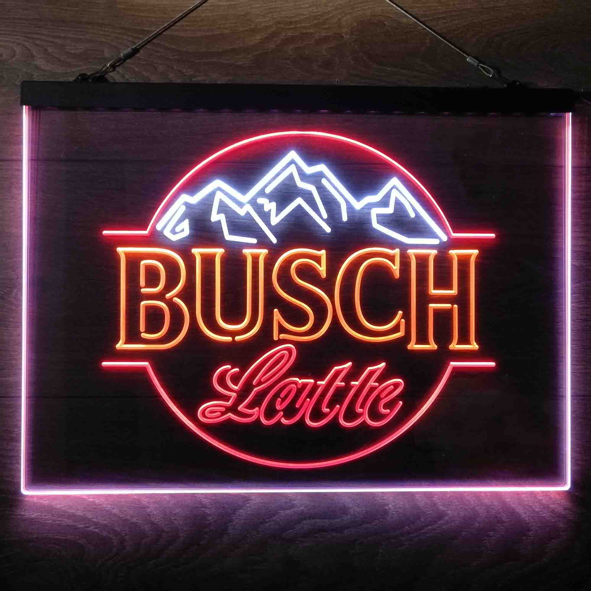 Busch Latte Mountain Bar Neon LED Sign - Image 18