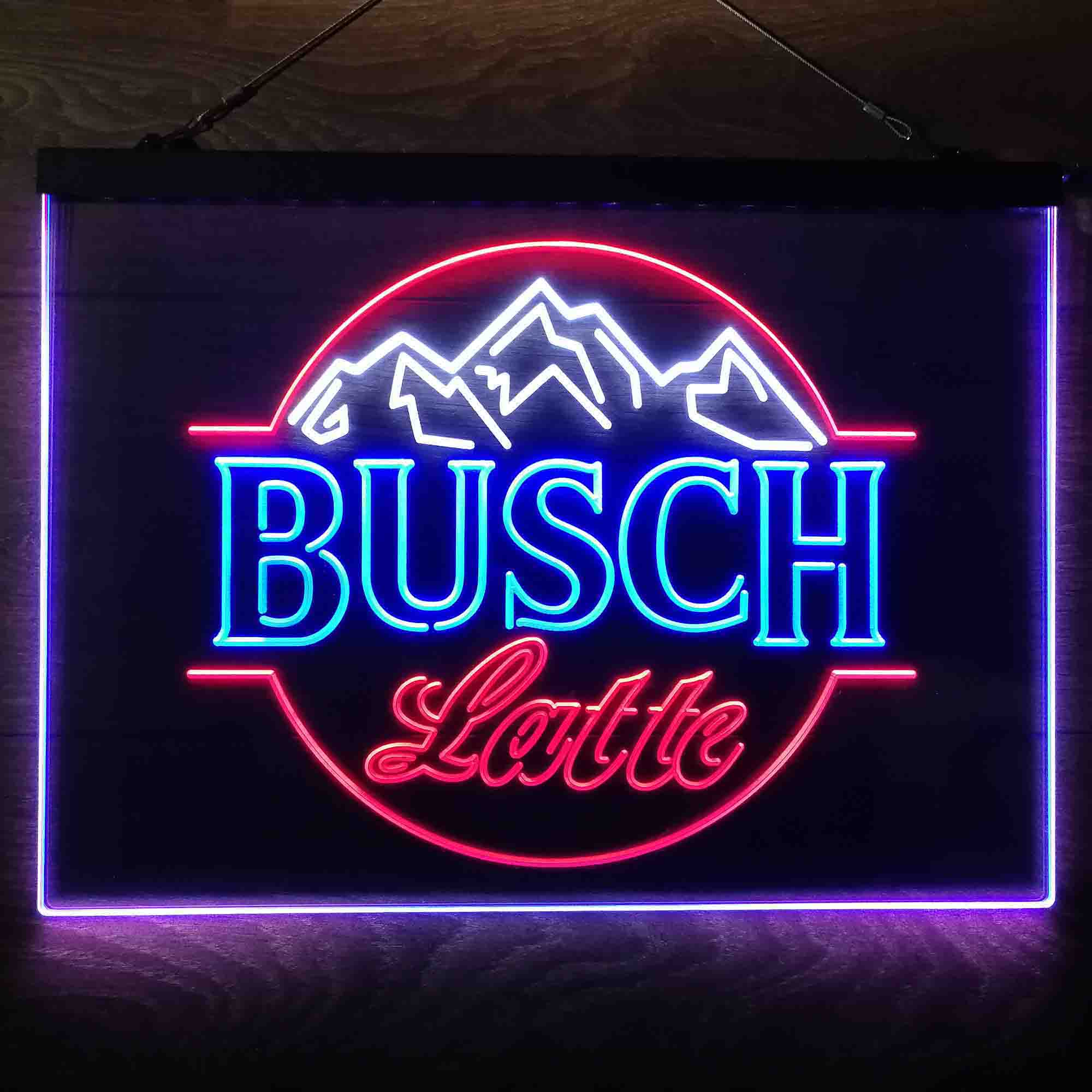 Busch Latte Mountain Bar Neon LED Sign - Image 22