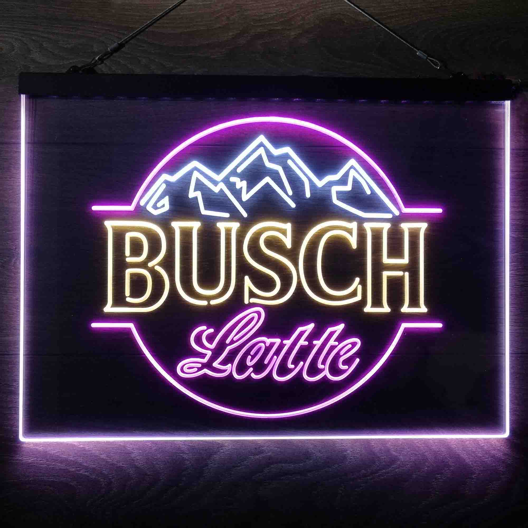 Busch Latte Mountain Bar Neon LED Sign - Image 23