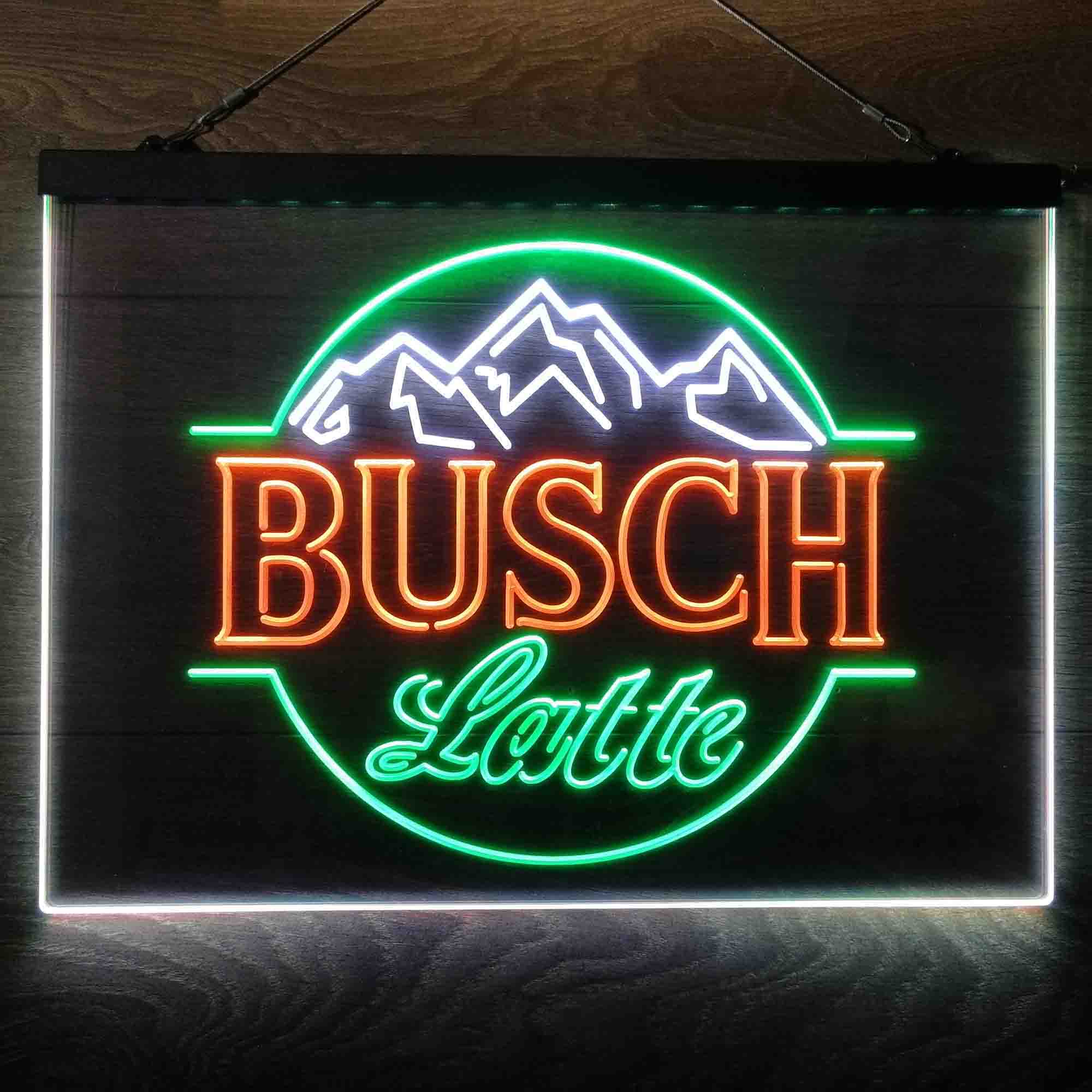 Busch Latte Mountain Bar Neon LED Sign - Image 24