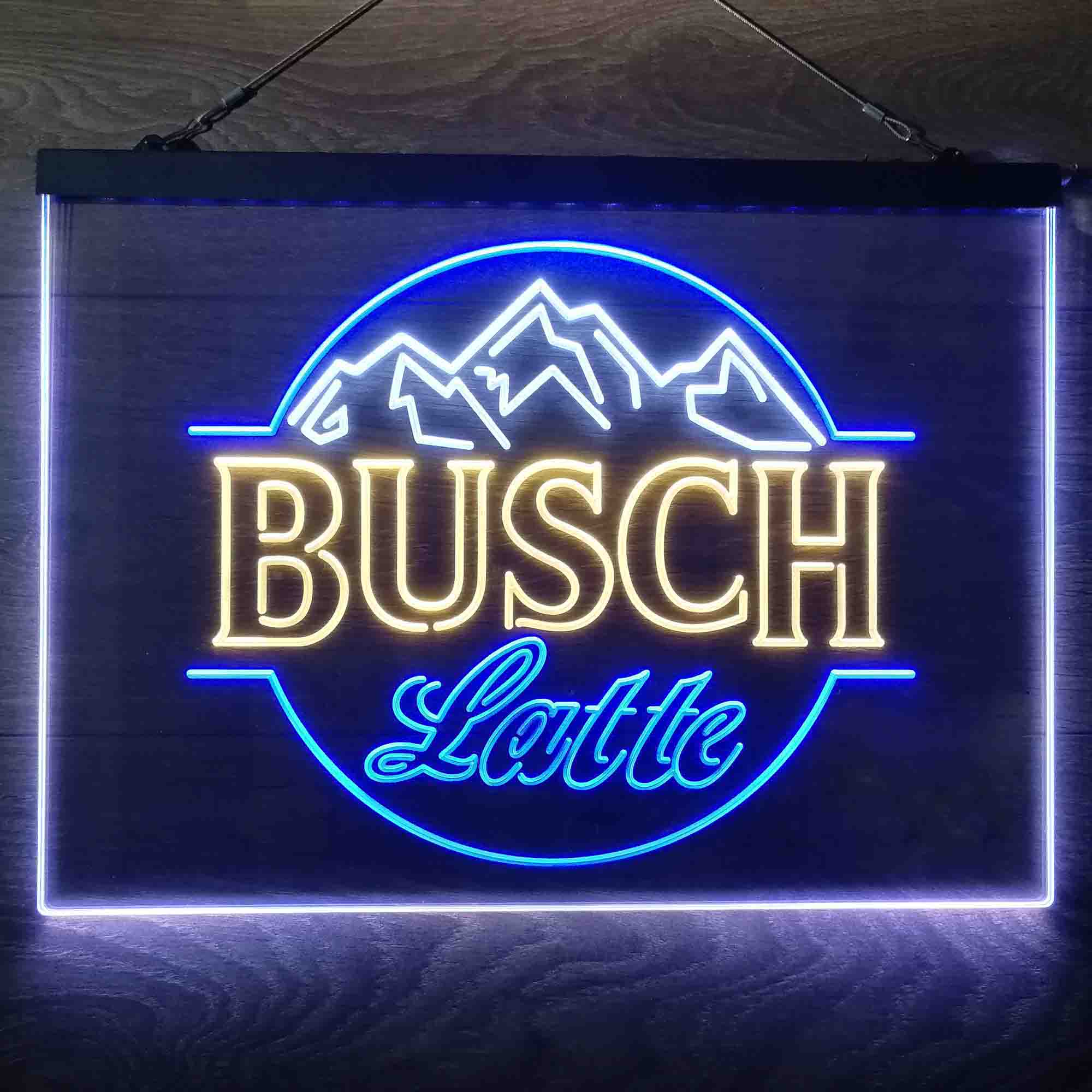 Busch Latte Mountain Bar Neon LED Sign - Image 26