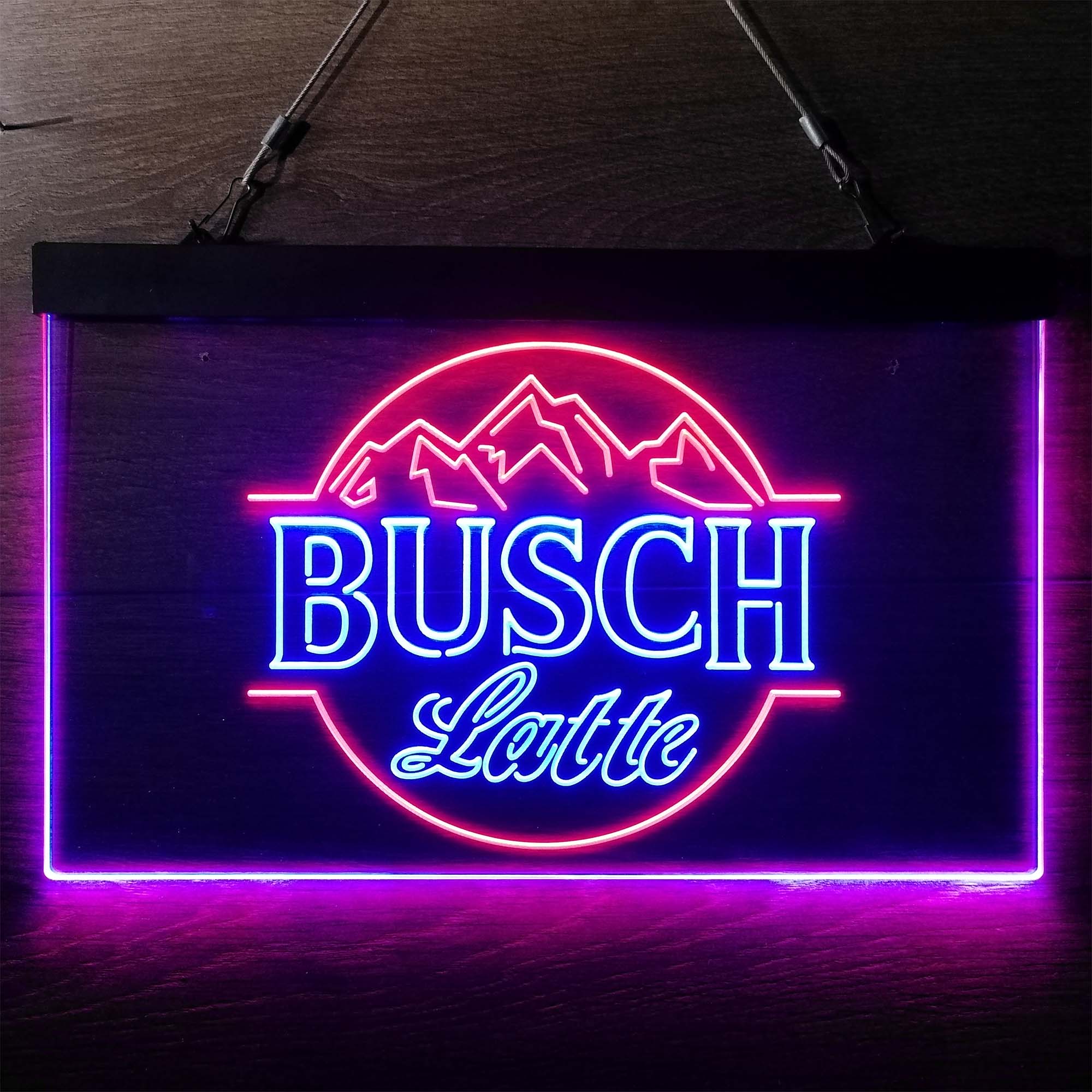 Busch Latte Mountain Bar Neon LED Sign - Image 8