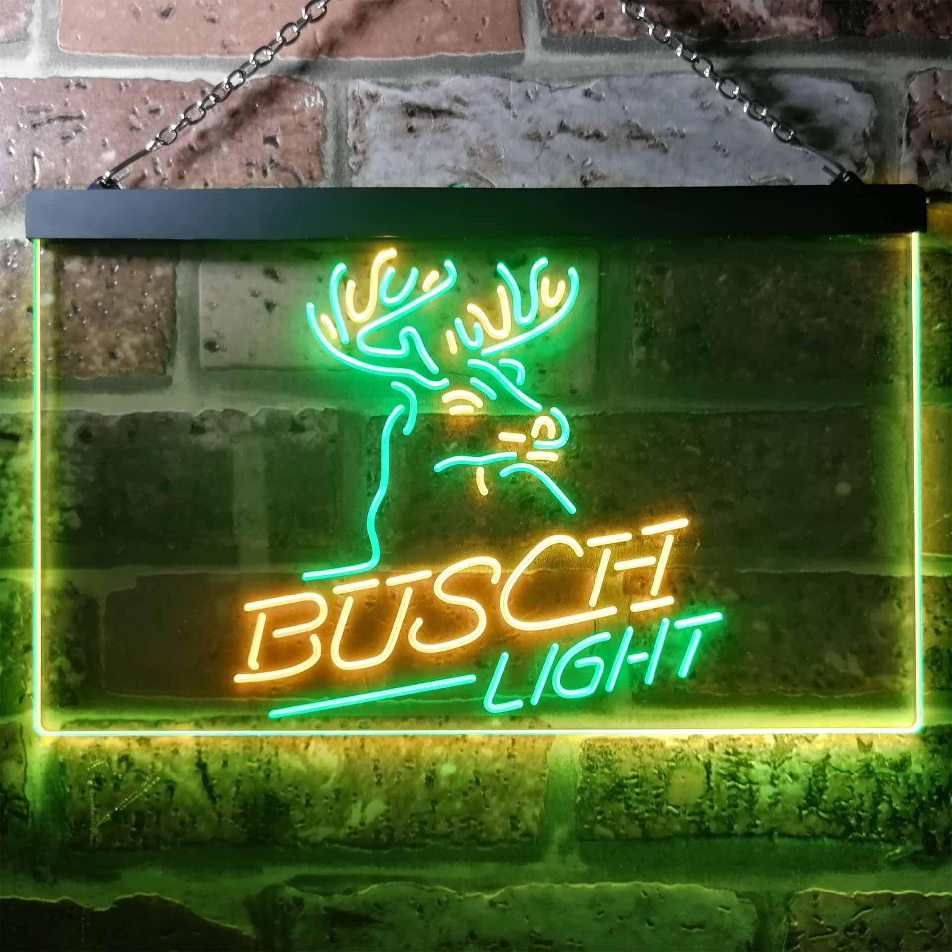Beer Deer Busch Light Deer Head Neon LED Sign - Image 2