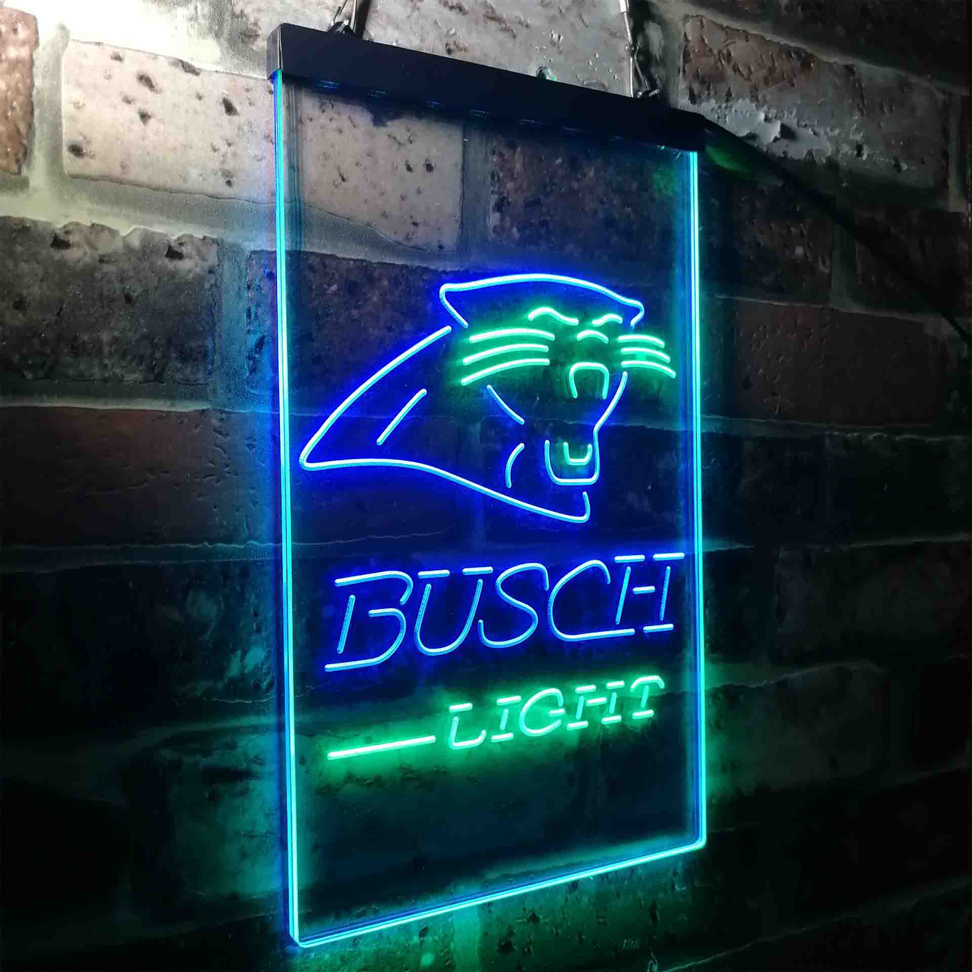 Busch Light Carolina Panthers Neon-Like LED Sign - Image 15
