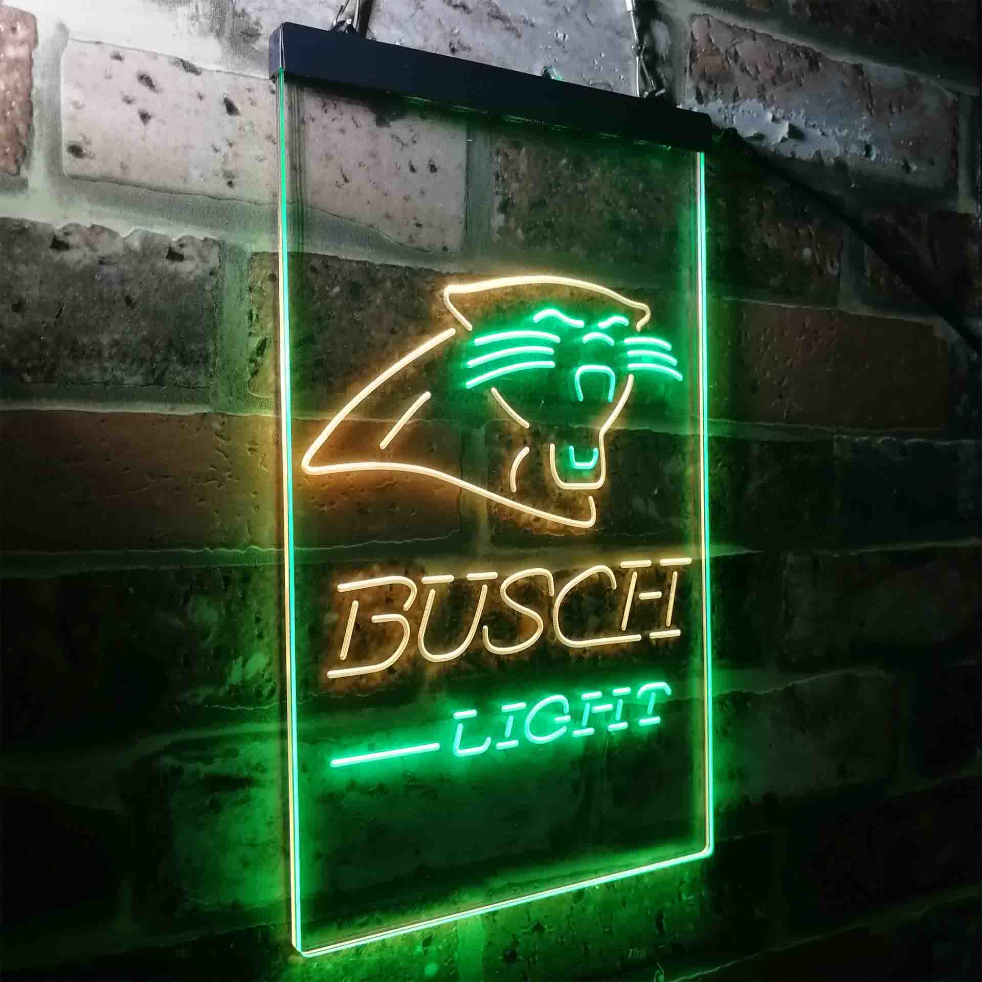 Busch Light Carolina Panthers Neon-Like LED Sign - Image 25
