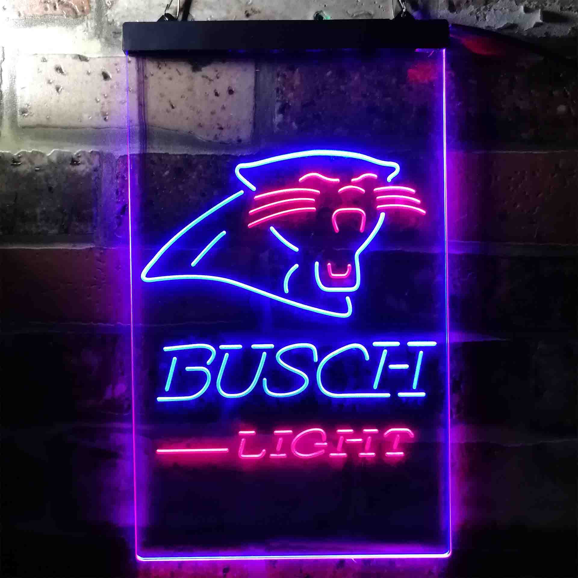 Busch Light Carolina Panthers Neon-Like LED Sign - Image 5
