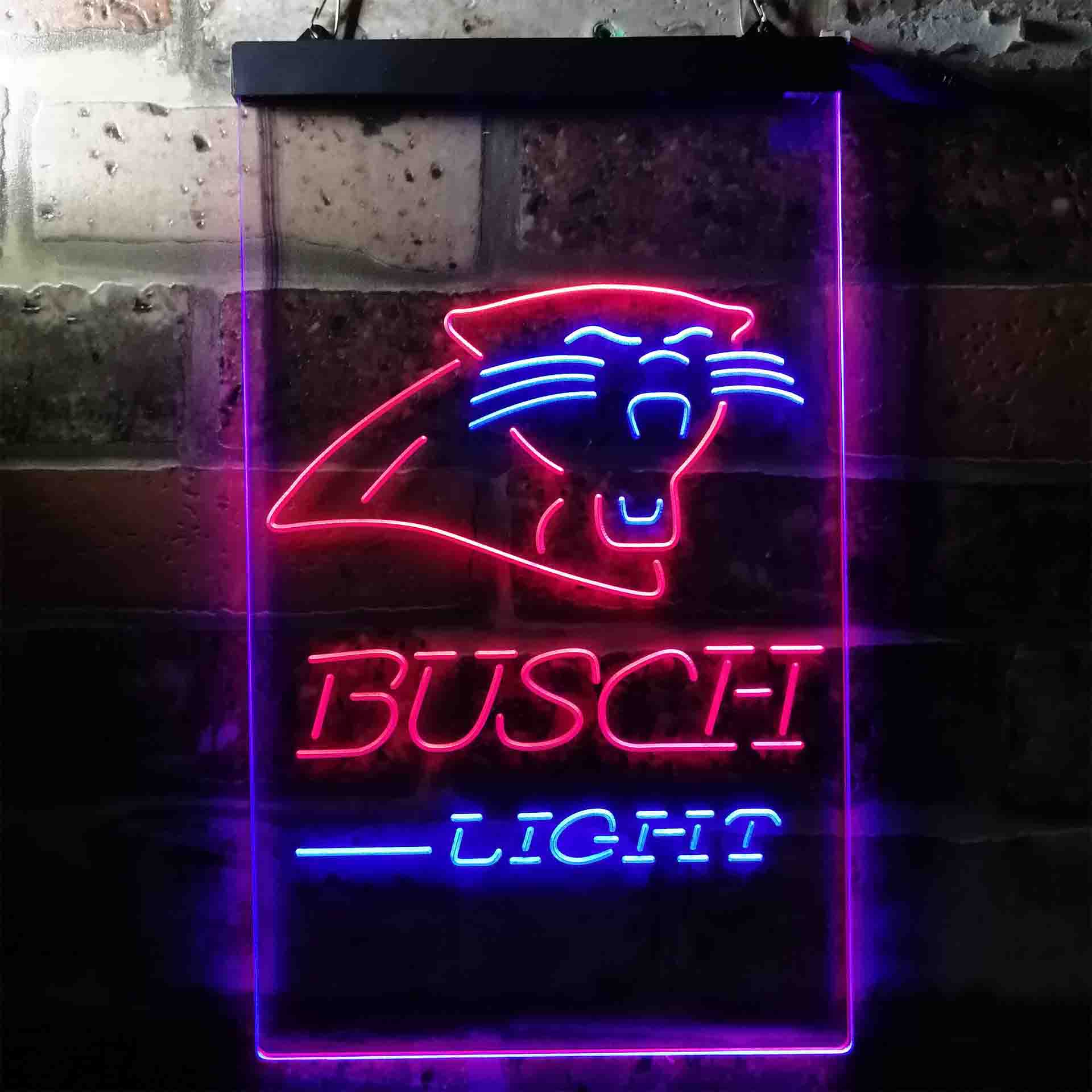 Busch Light Carolina Panthers Neon-Like LED Sign - Image 9