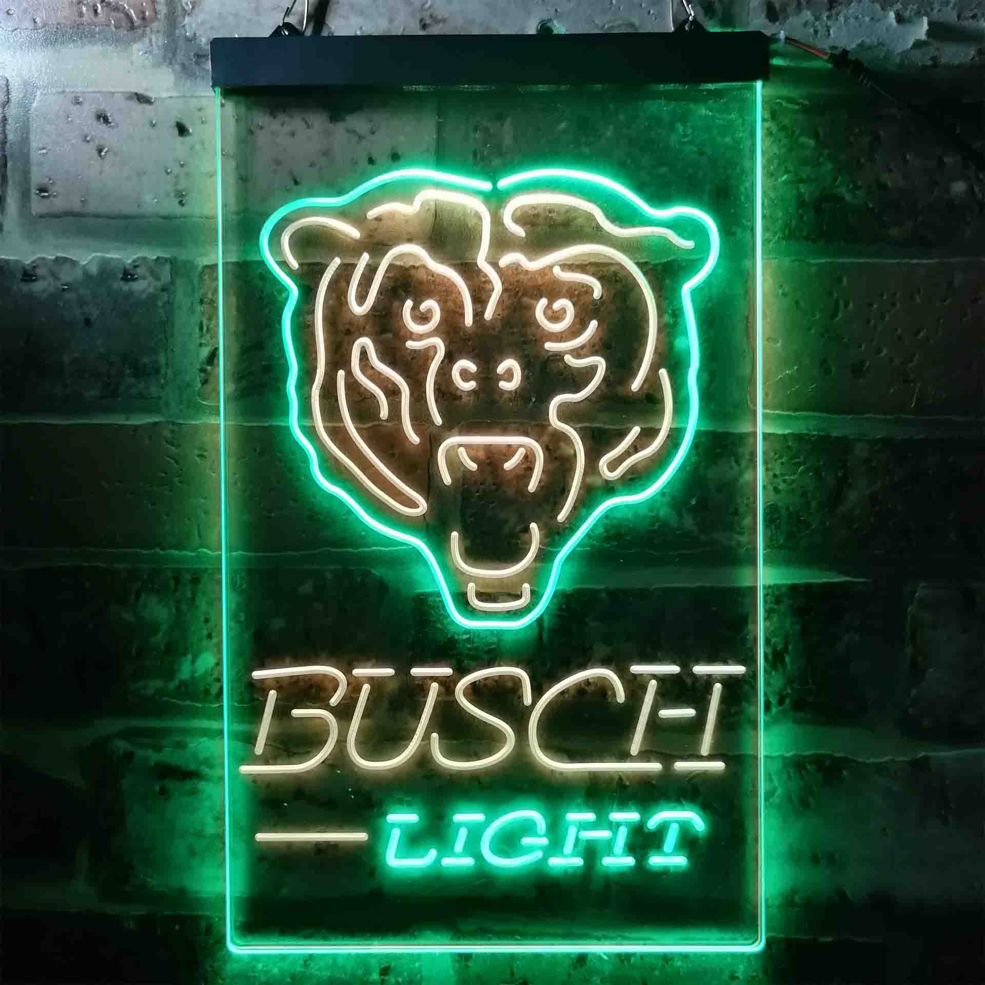 Busch Light Chicago Bears Neon-Like LED Sign - Image 11