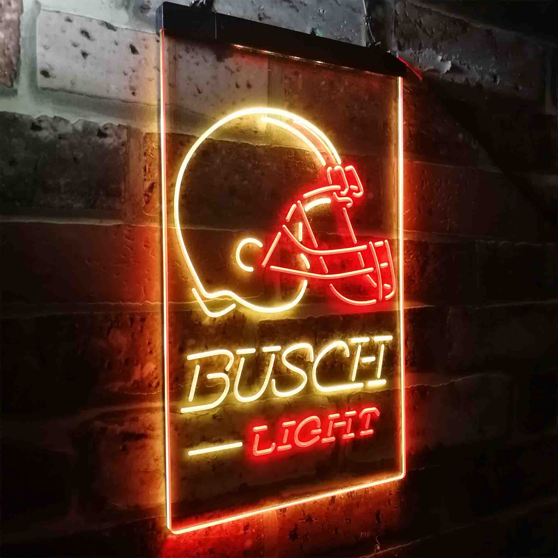 Busch Light Cleveland Browns Neon-Like LED Sign - Image 19